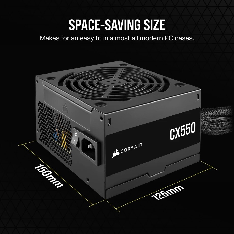 Corsair CX550 550W ATX 80+ Bronze Netzteil 120mm Lüfter