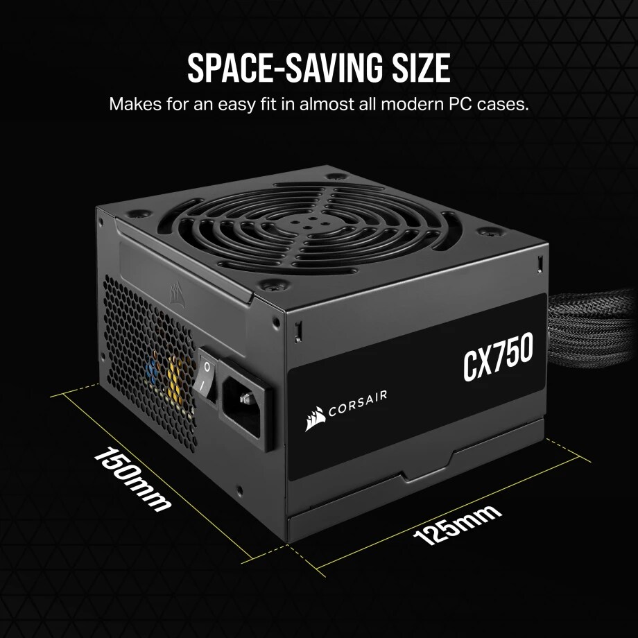 Corsair CX750 750W ATX 80+ Bronze Netzteil 120mm Lüfter