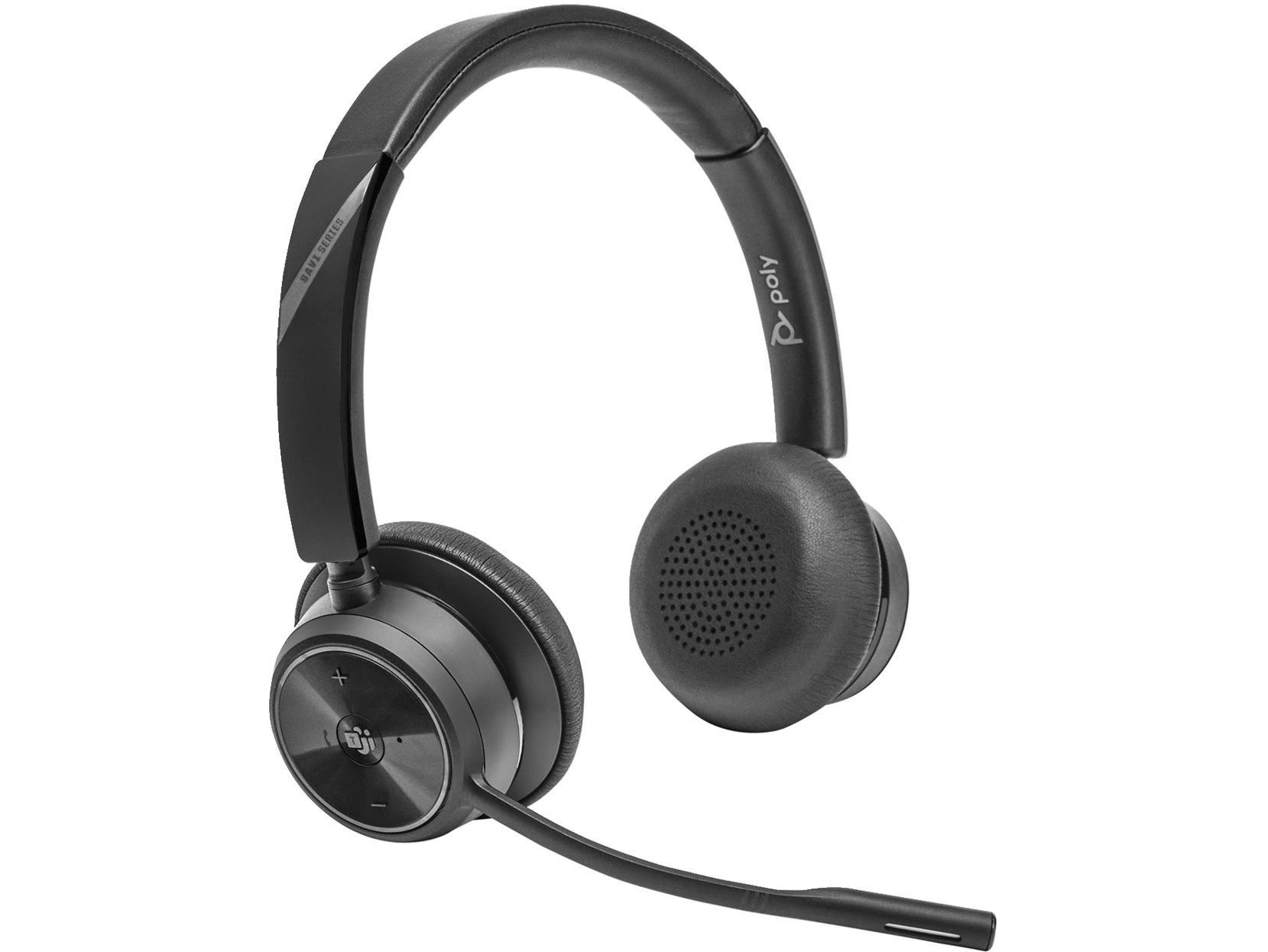 Poly Savi 7420 Office DECT Stereo-Headset, für Microsoft Teams zertifiziert