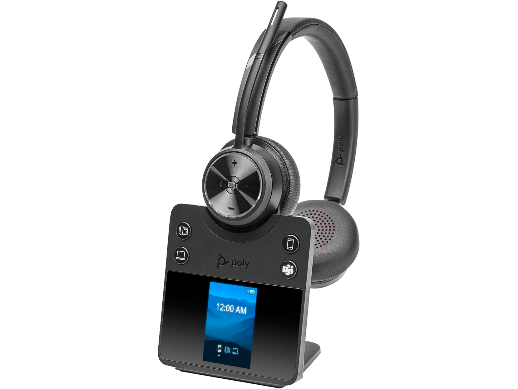 Poly Savi 7420 Office DECT Stereo-Headset, für Microsoft Teams zertifiziert