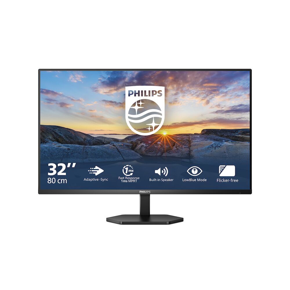 Philips 32E1N3100LA 80cm (31,5") QHD VA Monitor 16:9 VGA/HDMI 75Hz Sync 1ms