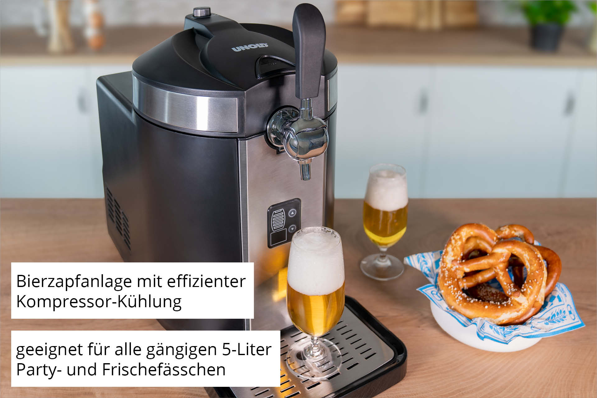 Unold Bierzapfanlage Franzl Inkl. 3 CO 2 -Kartuschen