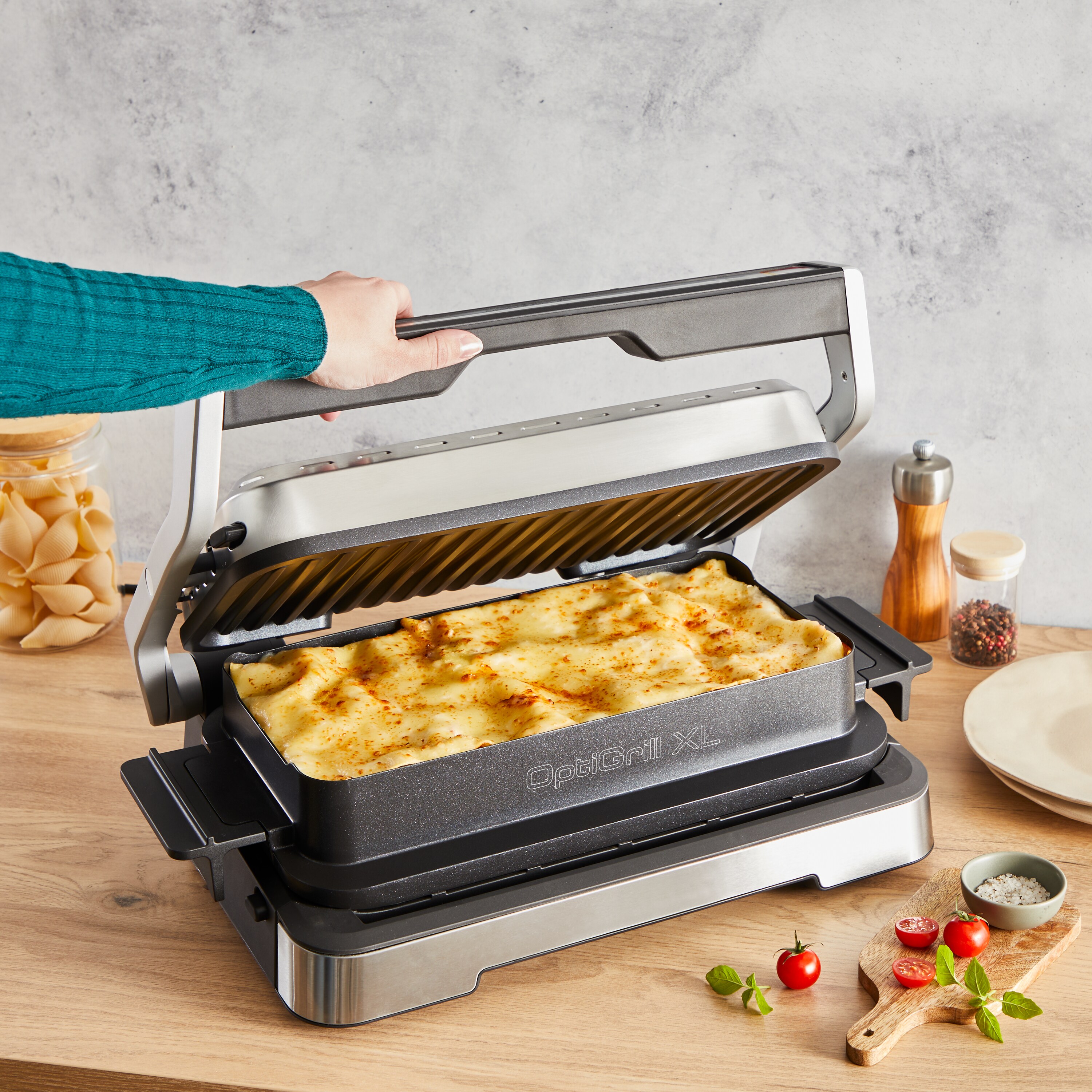 Tefal XA735810 XL-Garplatte für Optigrill