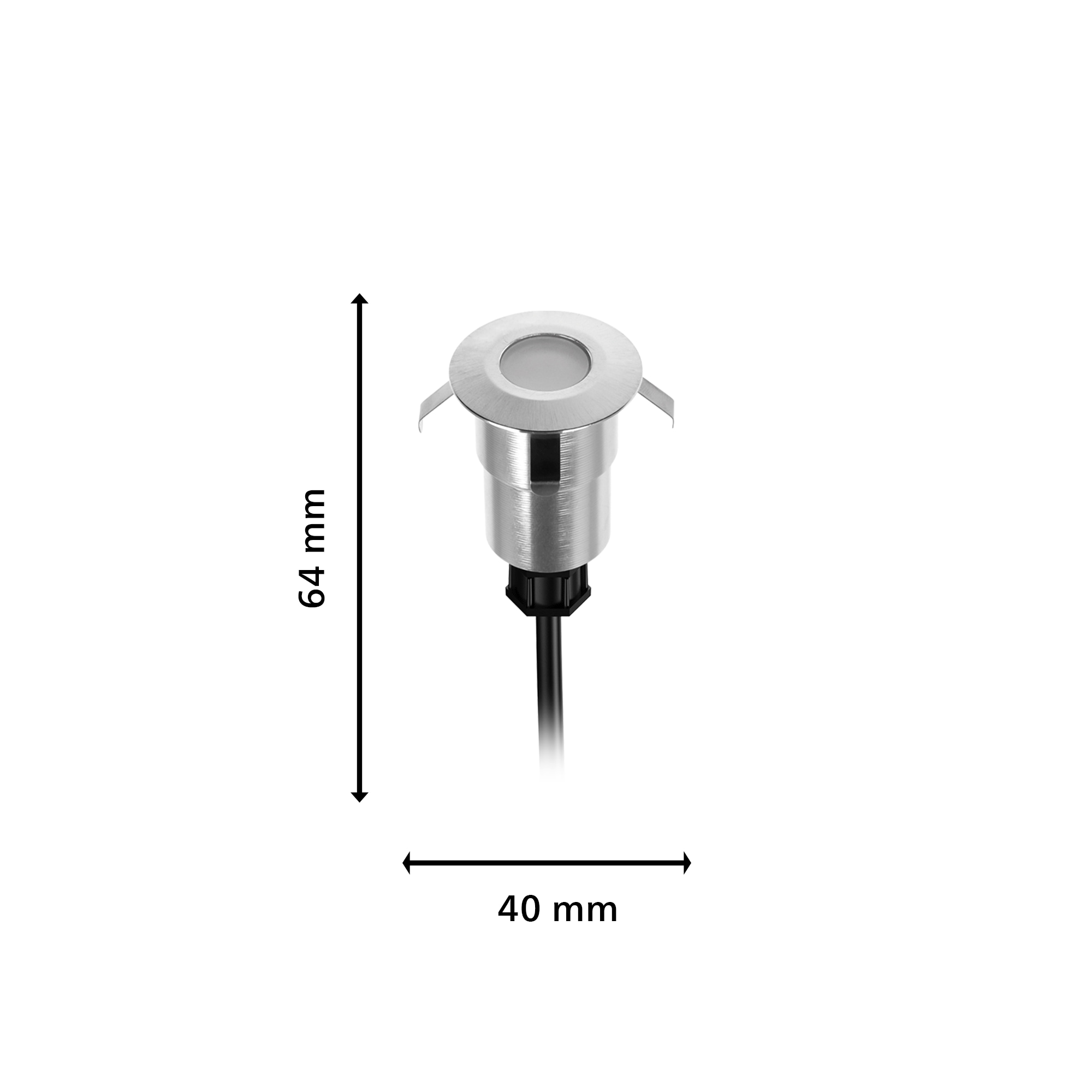 Philips Outdoor Niedervolt Spore Bodenspot EU 3er Set 3x1W, 24V, 2700 Kelvin