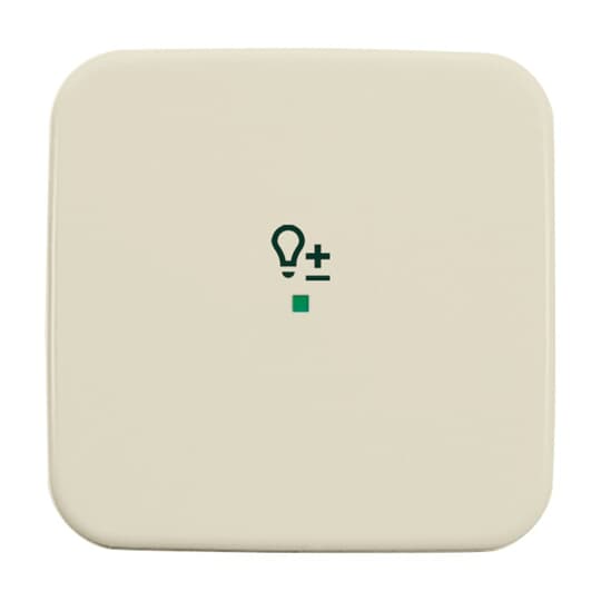 Wippe 1-fach, mit Symbol "Dimmer" Symbol "Dimmer" weiß - Busch-Duro 2000 SI