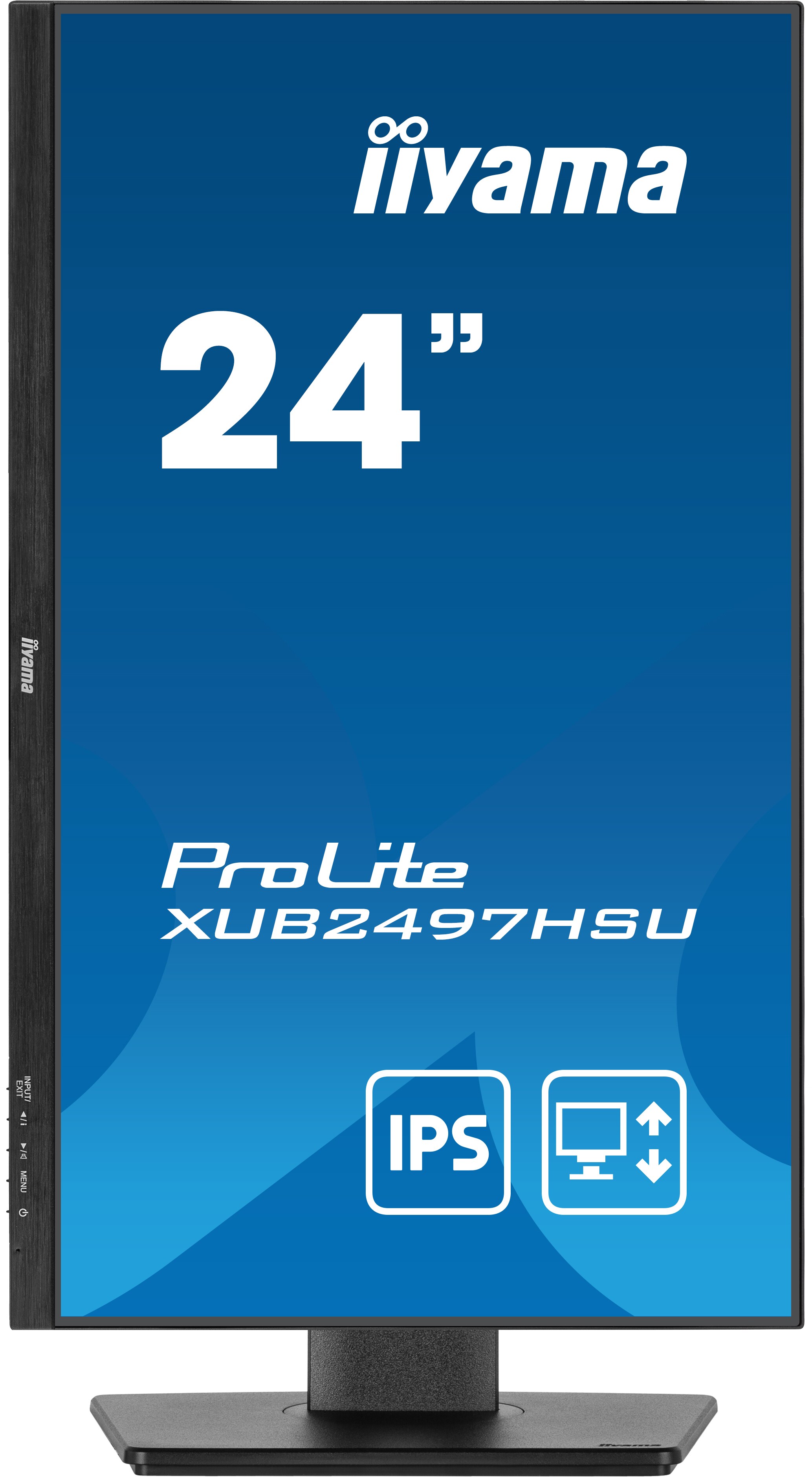 iiyama ProLite XUB2497HSU-B1 60,5cm (23,8") FHD IPS Monitor HDMI/DP/USB 1ms