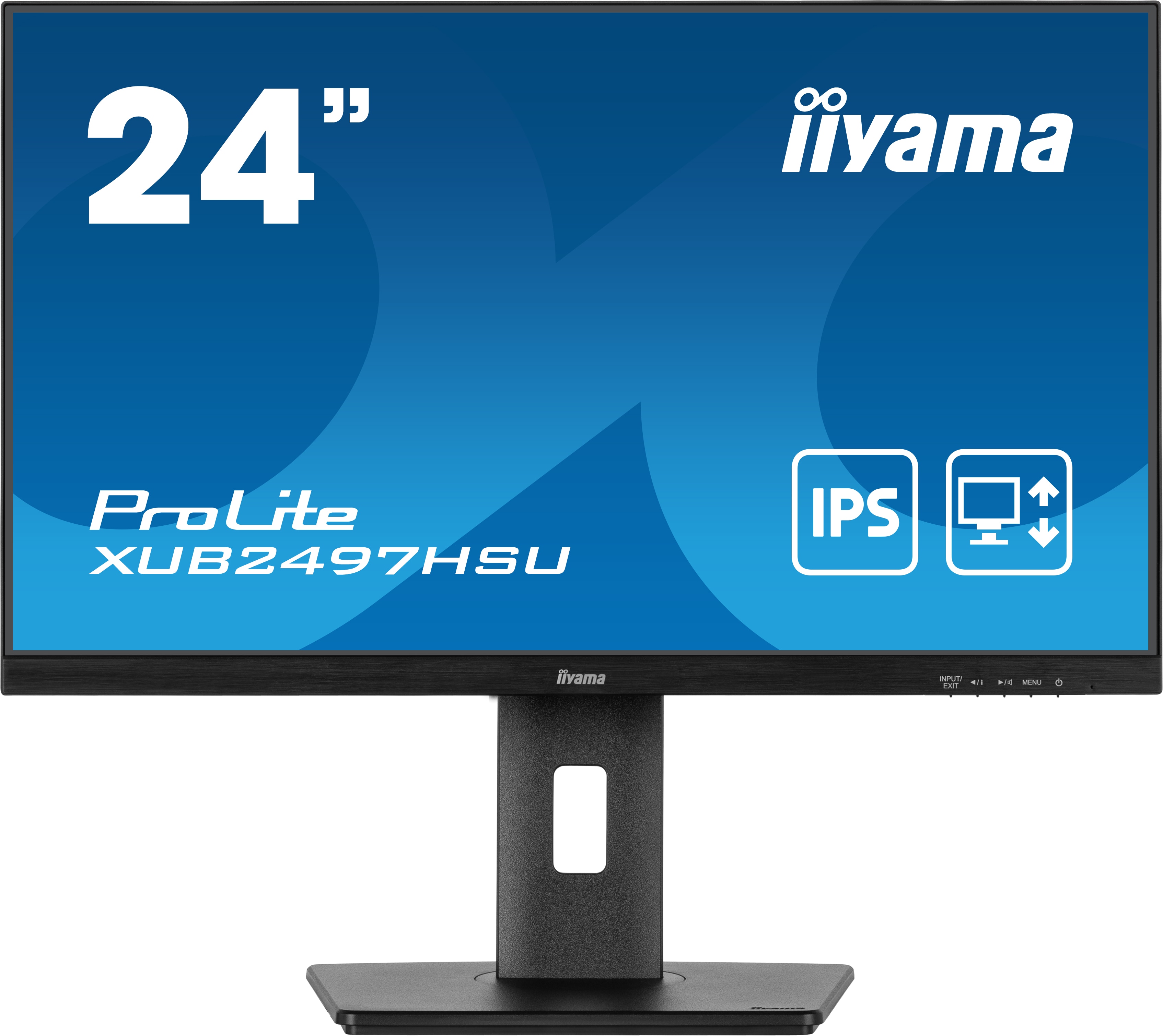 iiyama ProLite XUB2497HSU-B1 60,5cm (23,8") FHD IPS Monitor HDMI/DP/USB 1ms