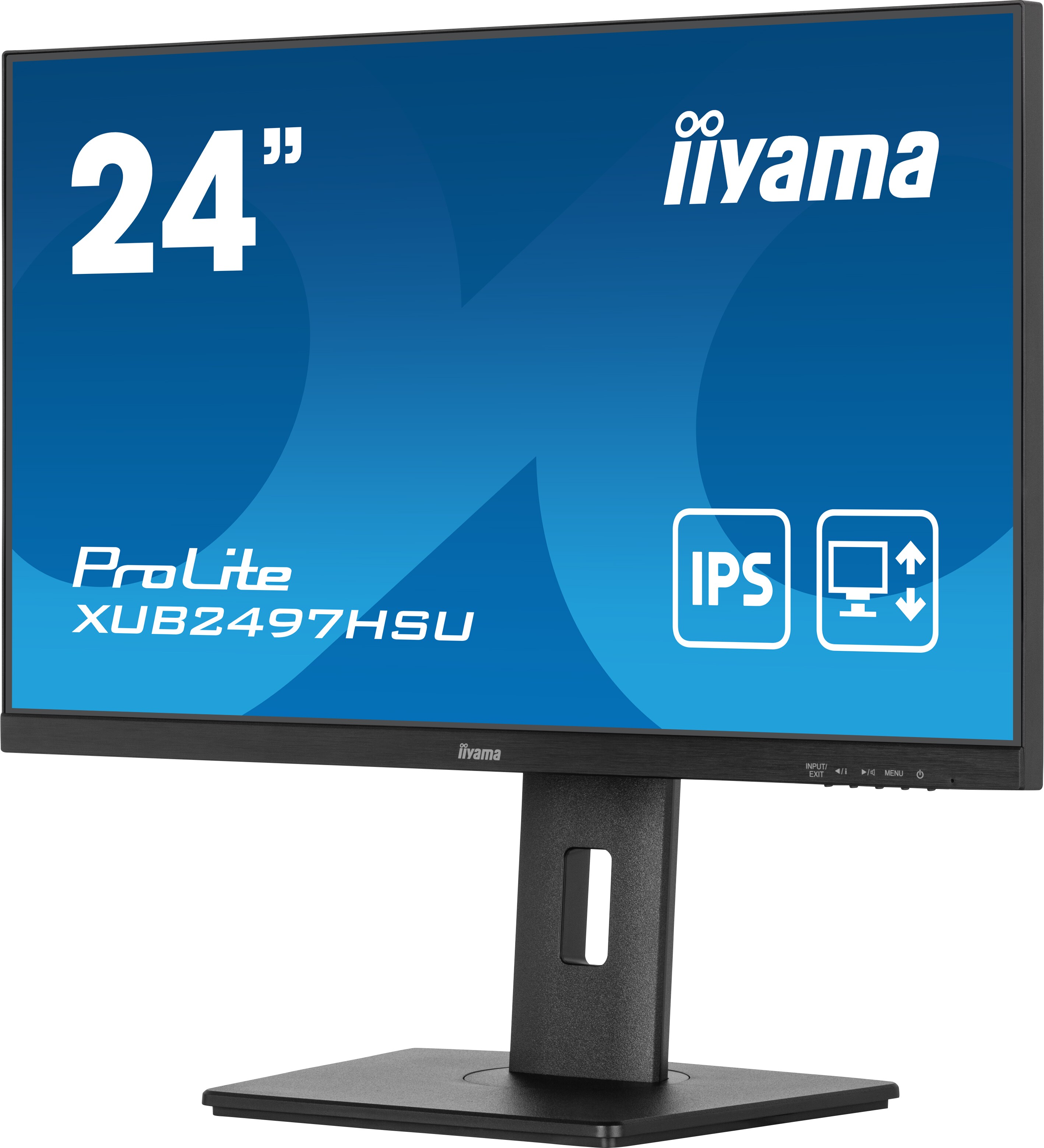 iiyama ProLite XUB2497HSU-B1 60,5cm (23,8") FHD IPS Monitor HDMI/DP/USB 1ms