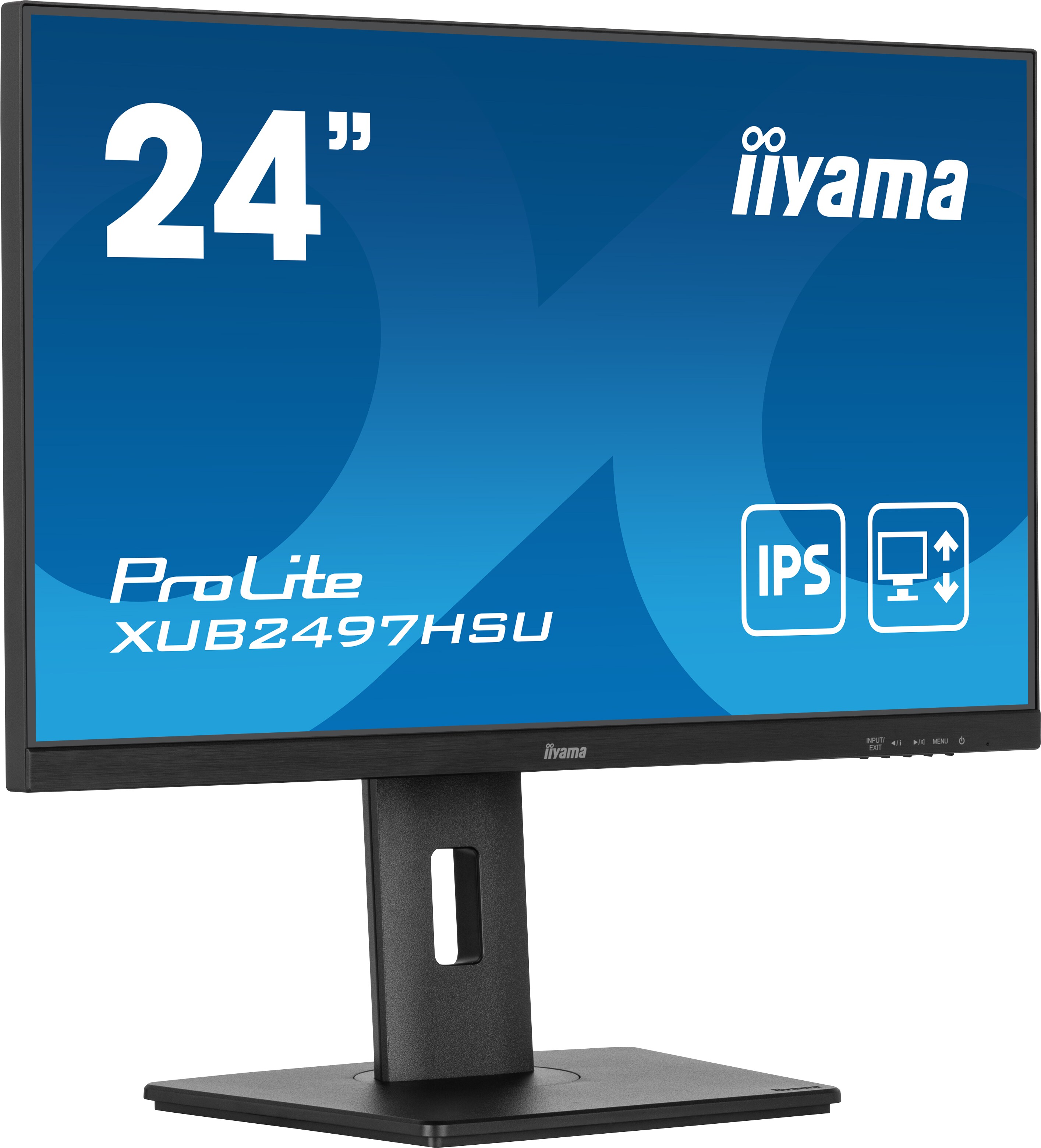 iiyama ProLite XUB2497HSU-B1 60,5cm (23,8") FHD IPS Monitor HDMI/DP/USB 1ms