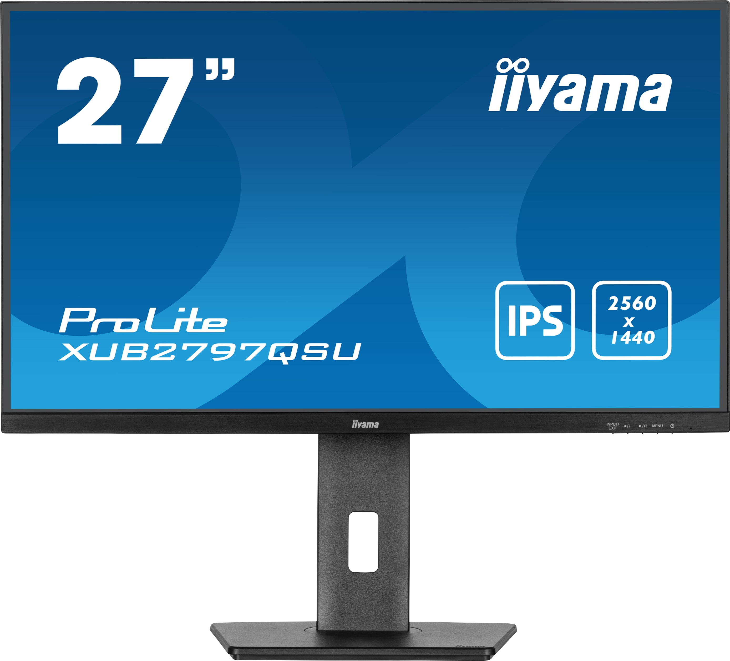 iiyama ProLite XUB2797QSU-B1 68.5cm (27") WQHD IPS Monitor HDMI/DP/USB 1ms