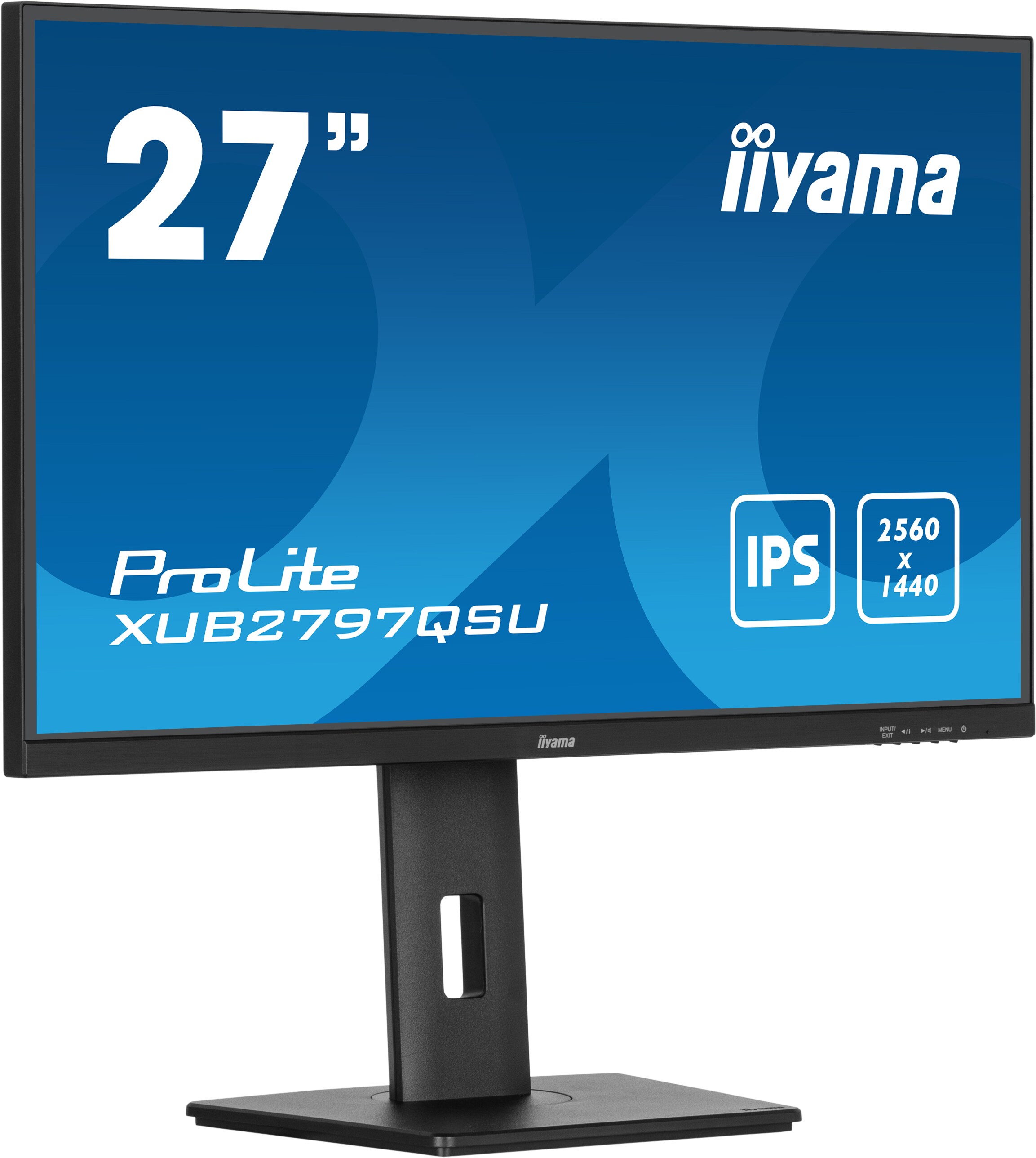 iiyama ProLite XUB2797QSU-B1 68.5cm (27") WQHD IPS Monitor HDMI/DP/USB 1ms