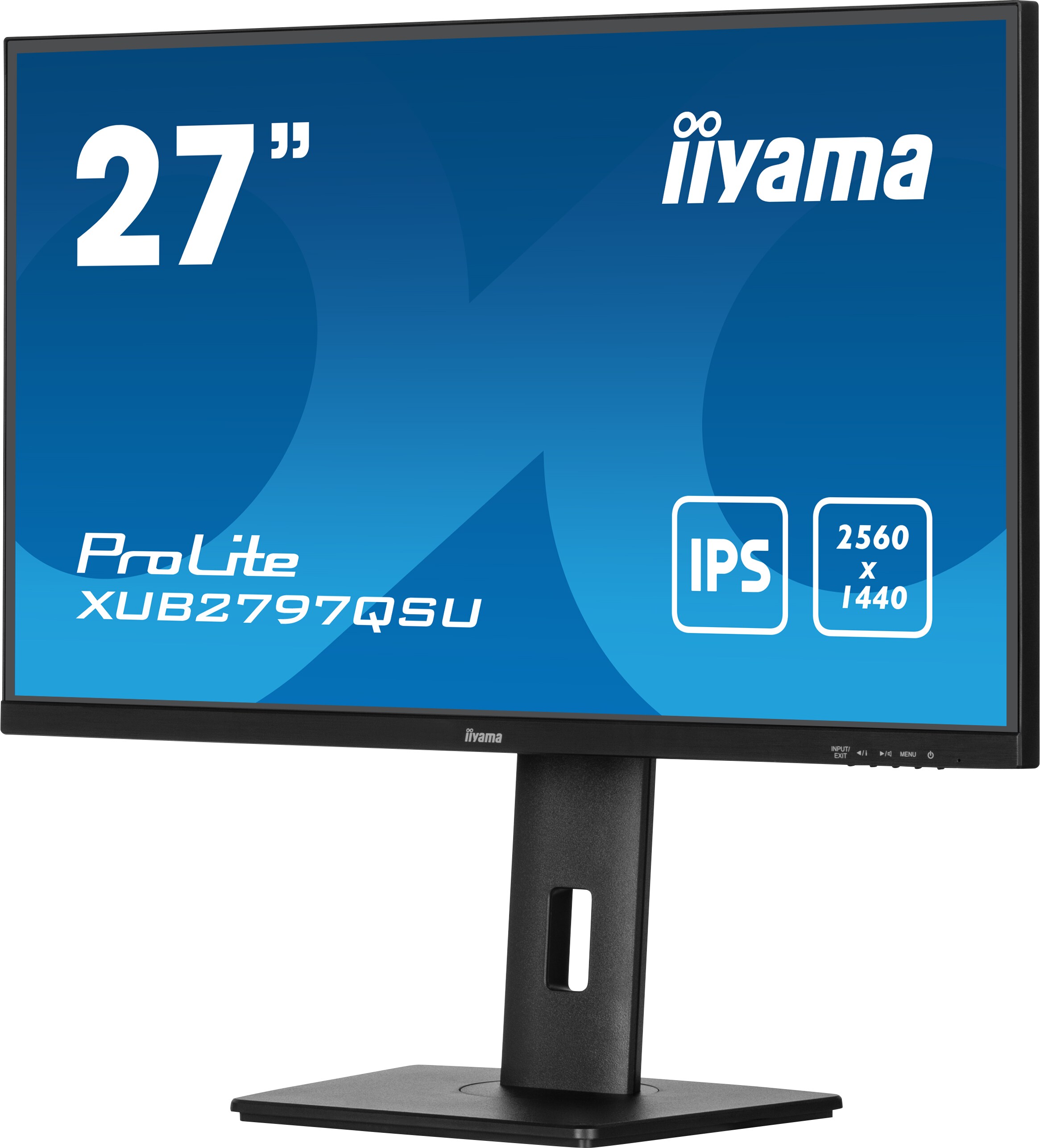 iiyama ProLite XUB2797QSU-B1 68.5cm (27") WQHD IPS Monitor HDMI/DP/USB 1ms