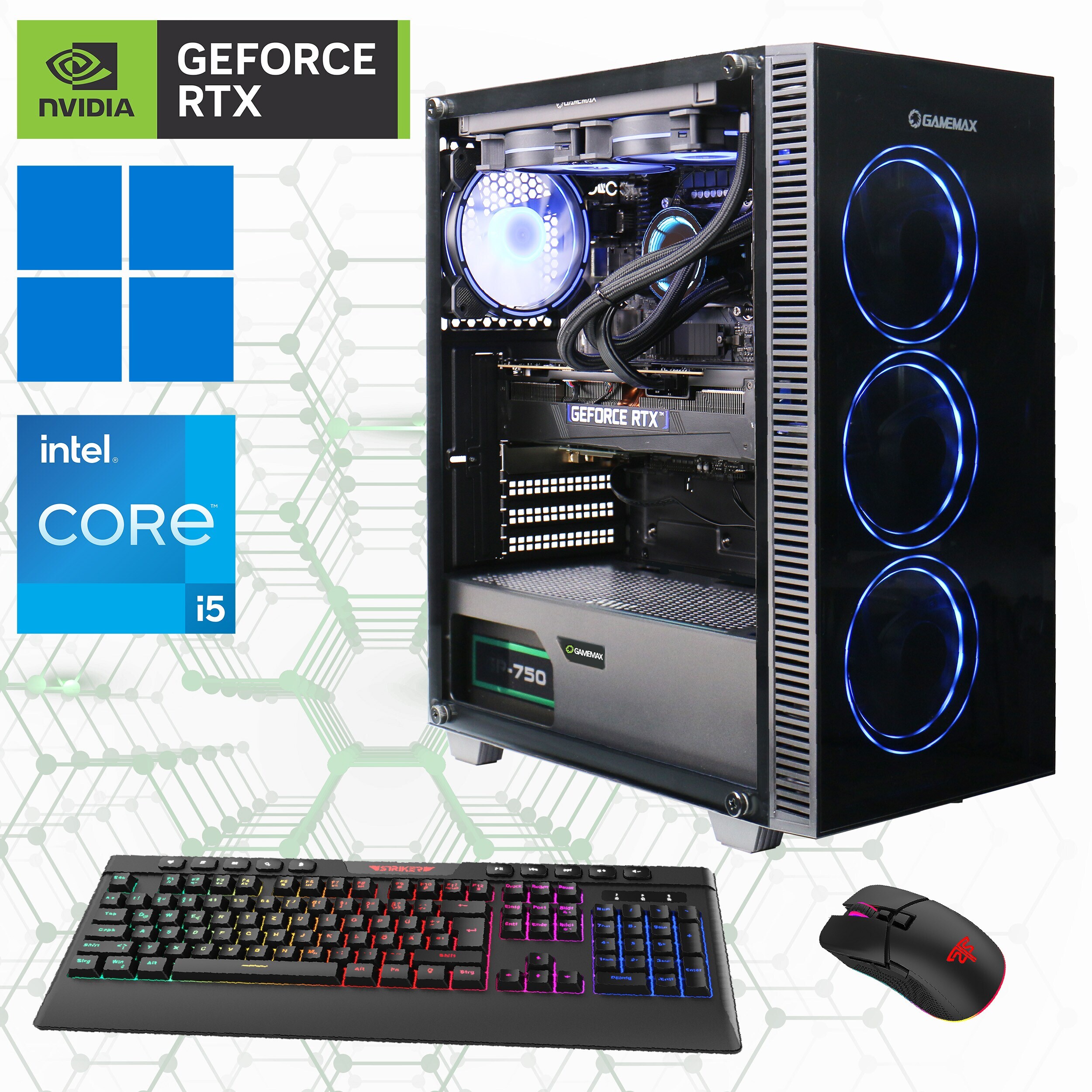 Hyrican Gamemax Draco XD 7250 i5-14600KF 32GB/2TB SSD RTX4070Ti Super W11