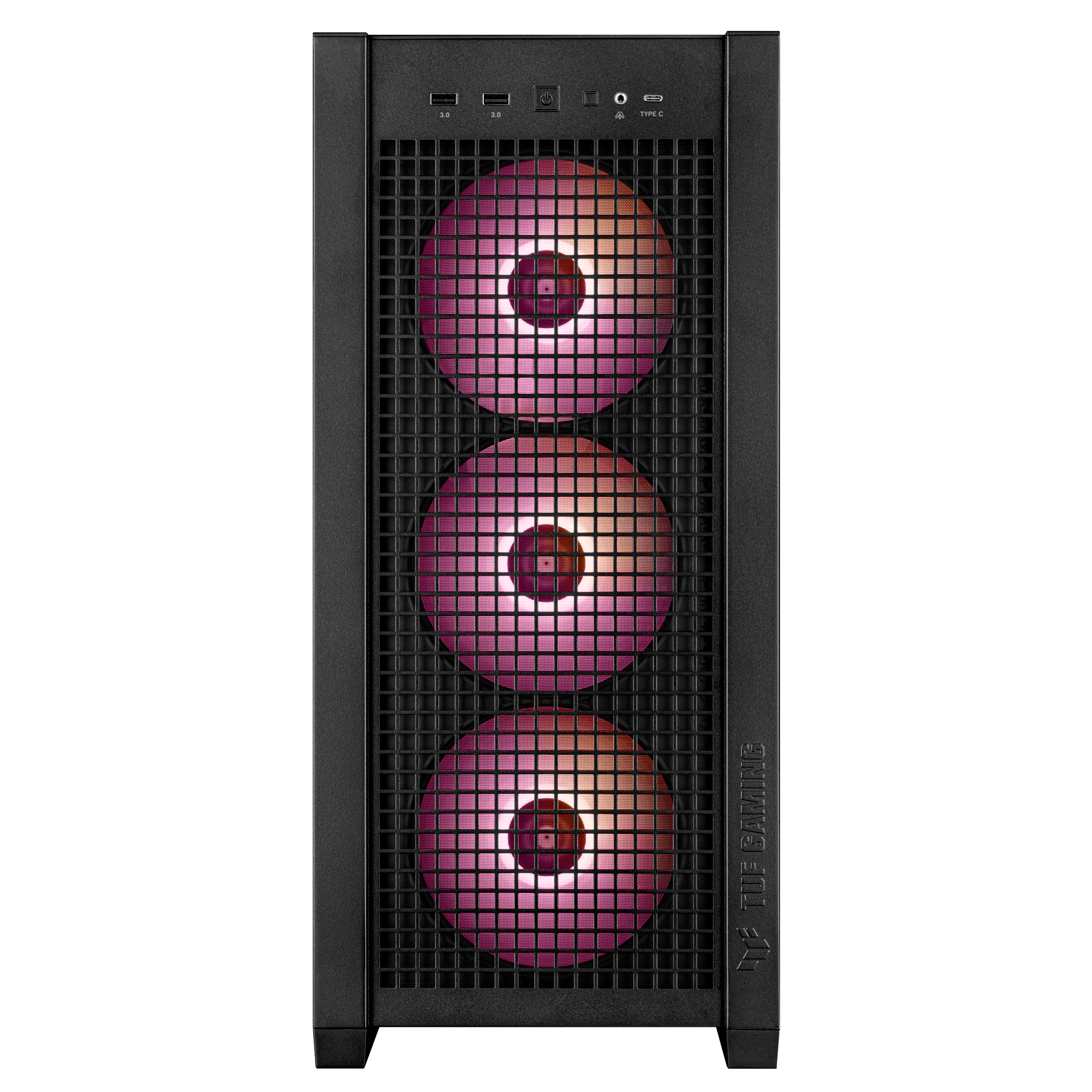 ASUS TUF Gaming GT302 TG ARGB ATX Midi-Tower Gehäuse schwarz