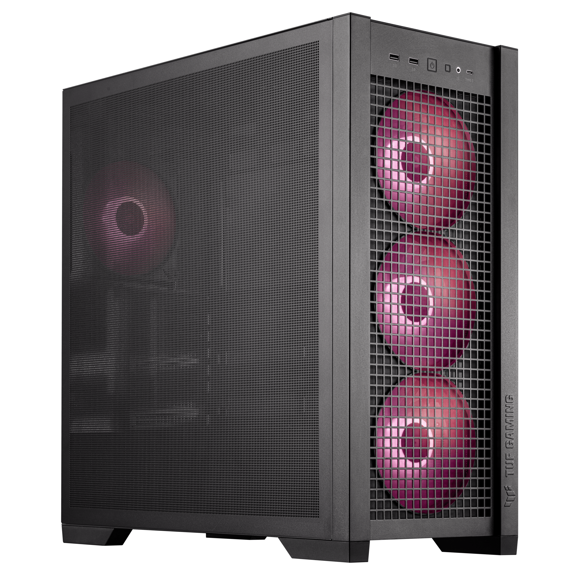 ASUS TUF Gaming GT302 TG ARGB ATX Midi-Tower Gehäuse schwarz