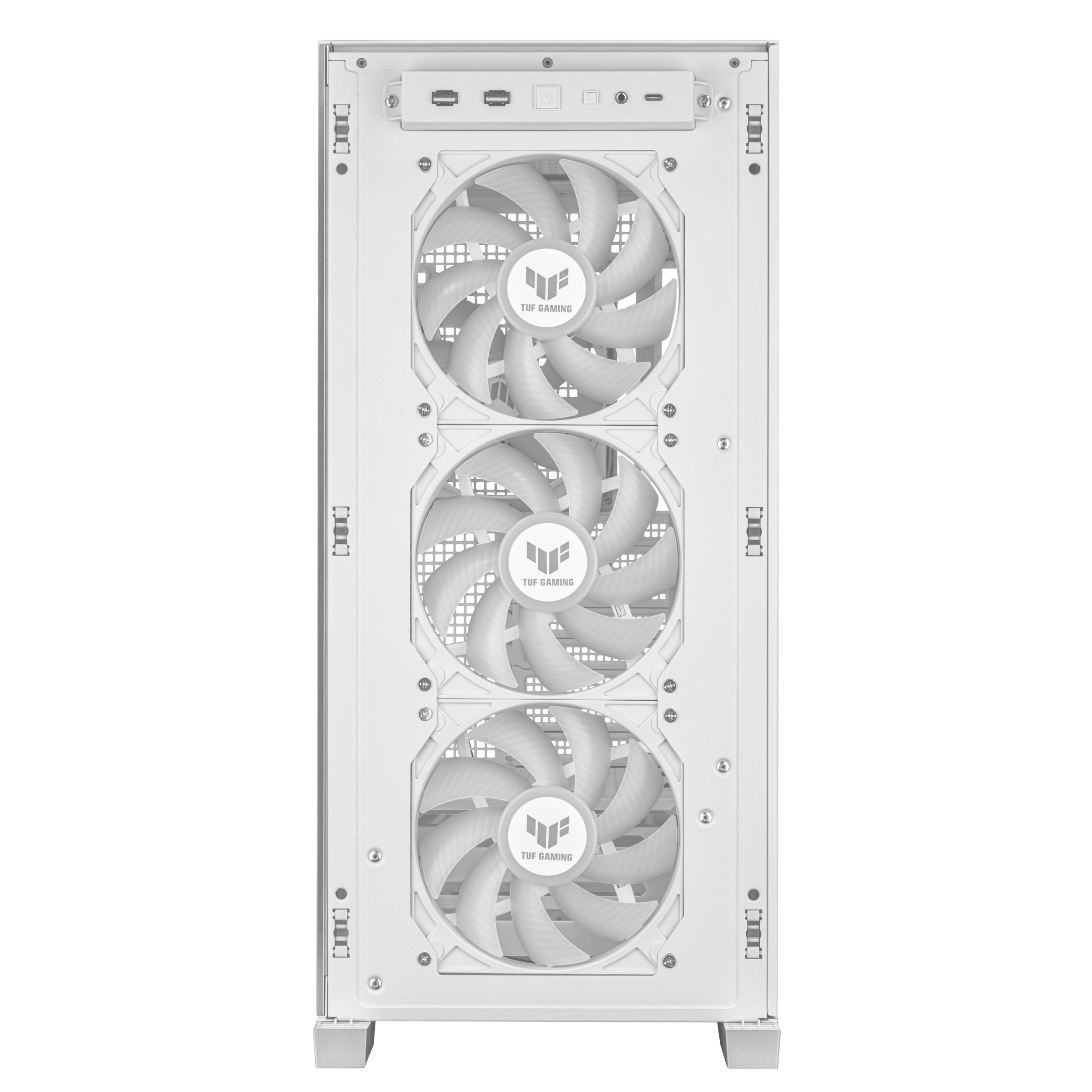 ASUS TUF Gaming GT302 TG ARGB ATX Midi-Tower Gehäuse weiss