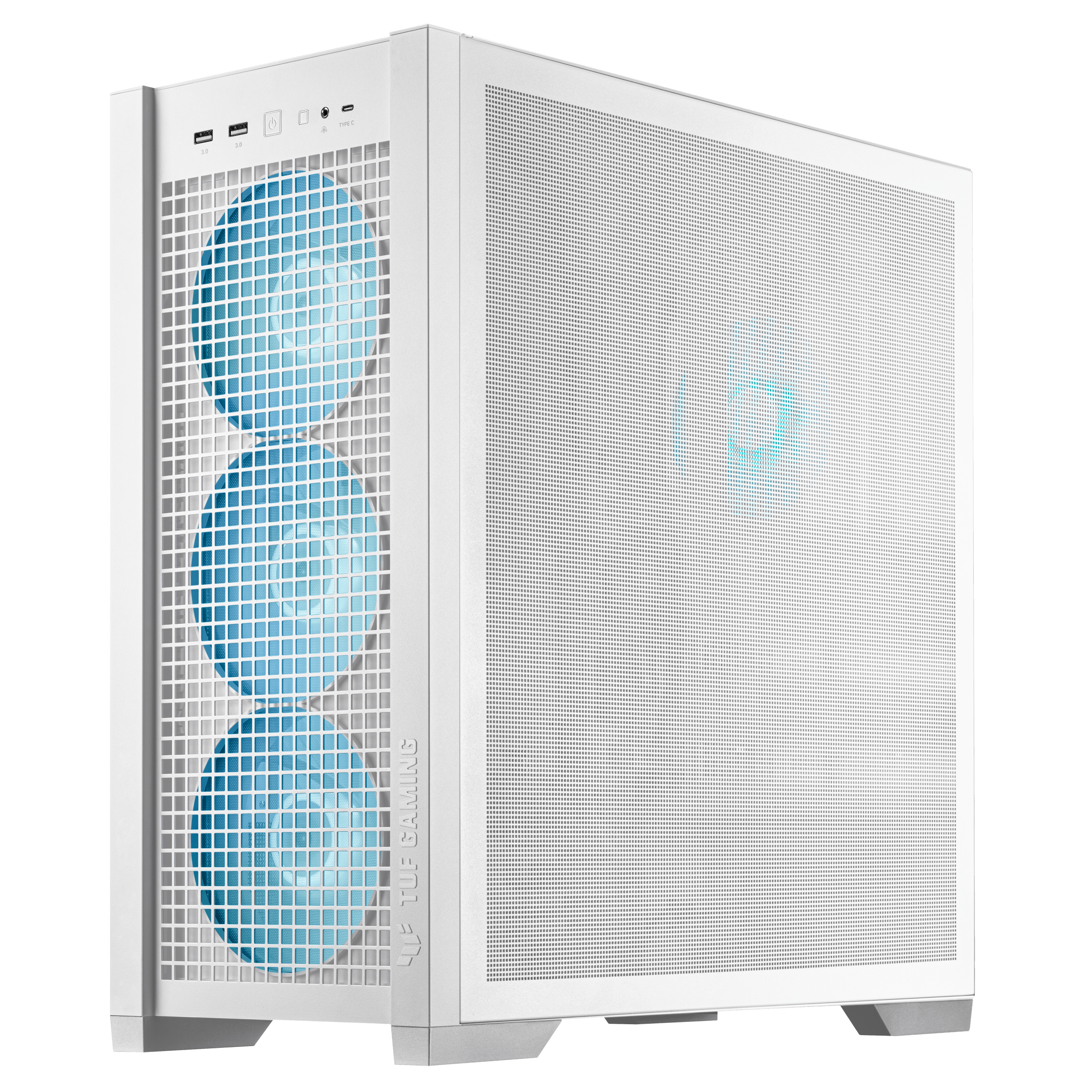 ASUS TUF Gaming GT302 TG ARGB ATX Midi-Tower Gehäuse weiss