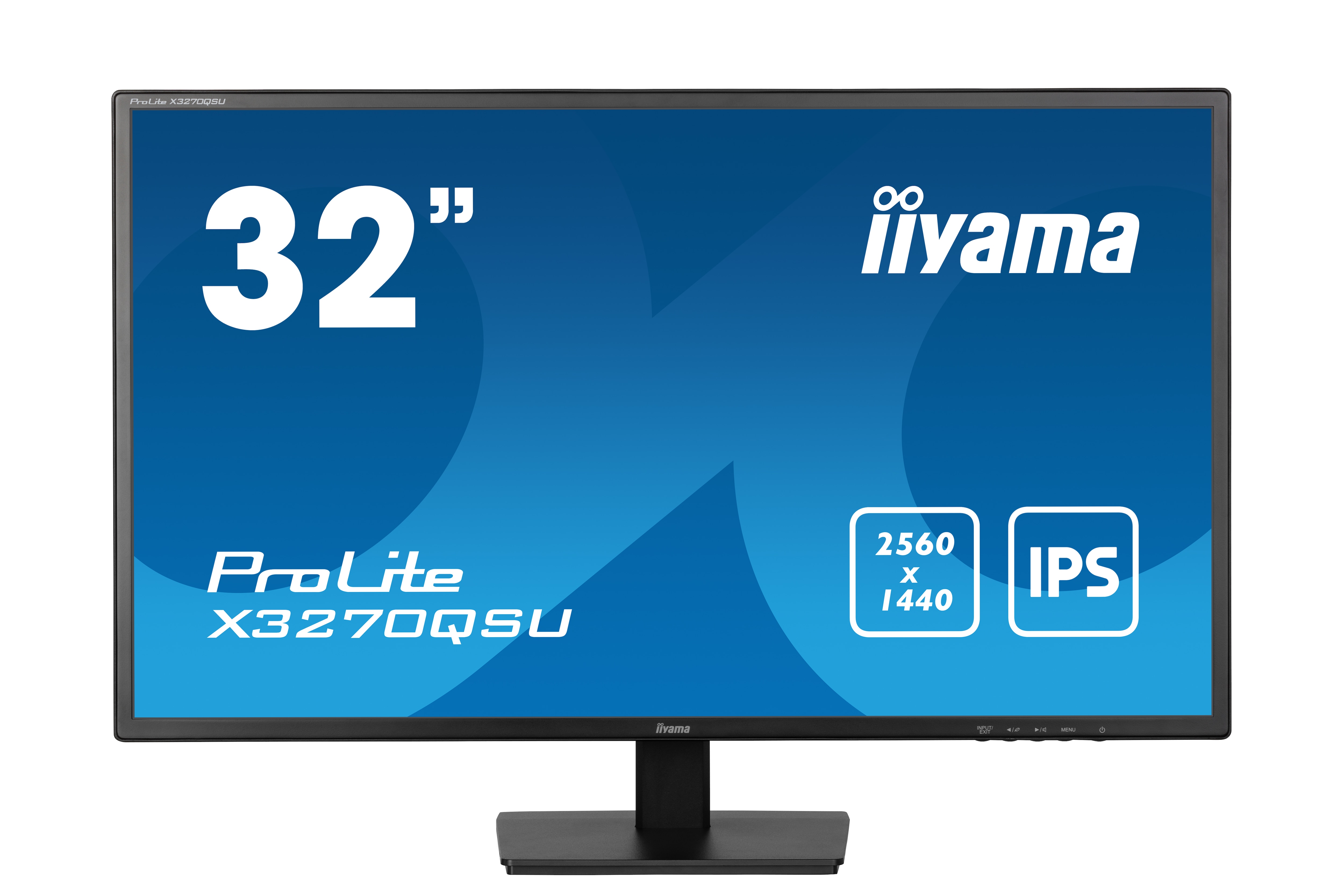 iiyama ProLite X3270QSU-B1 80.0cm (31.5") WQHD IPS Monitor HDMI/DP/USB 3ms