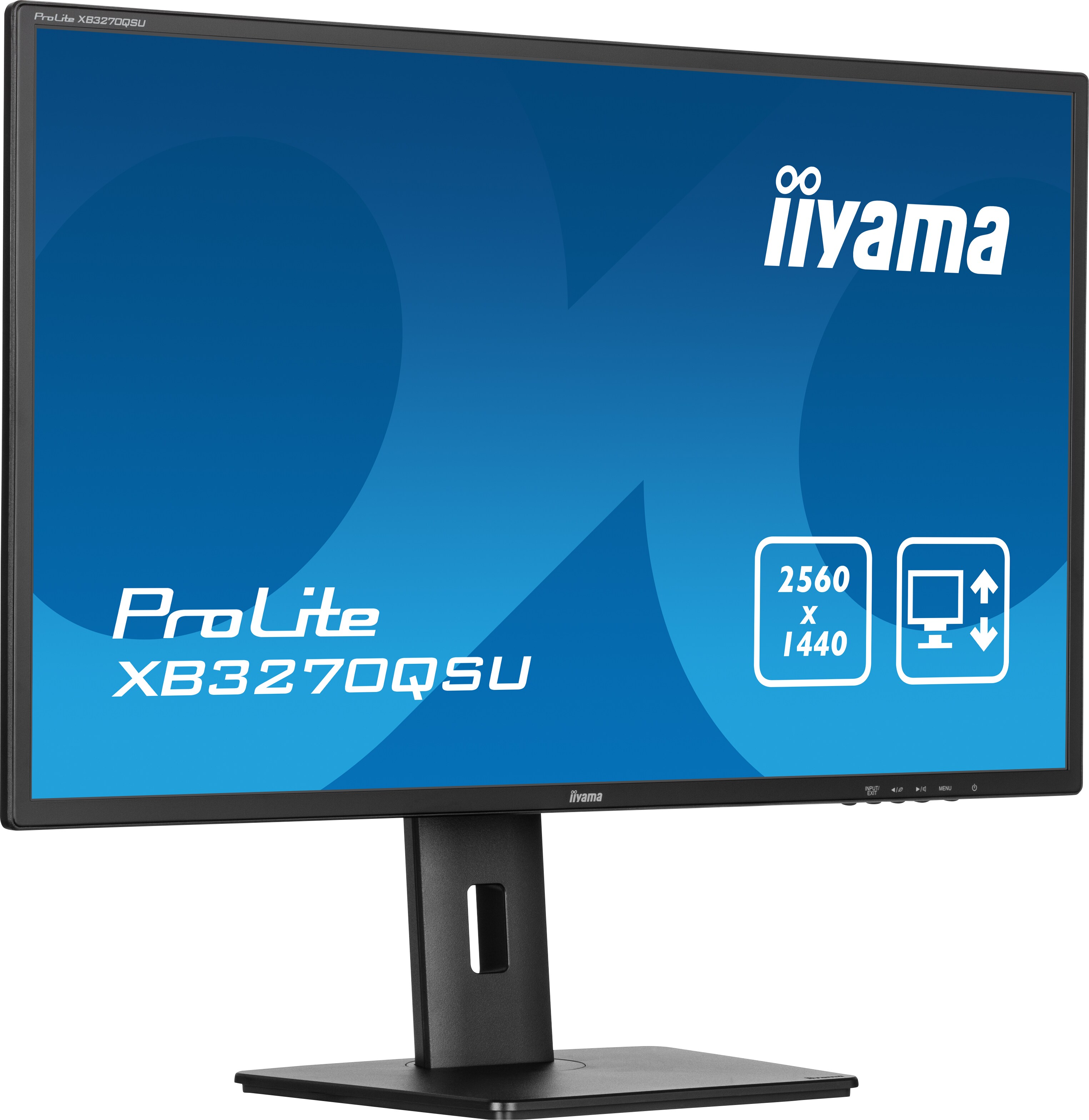 iiyama ProLite XB3270QSU-B1 80cm (31.5") WQHD IPS Monitor HDMI/DP/USB 3ms