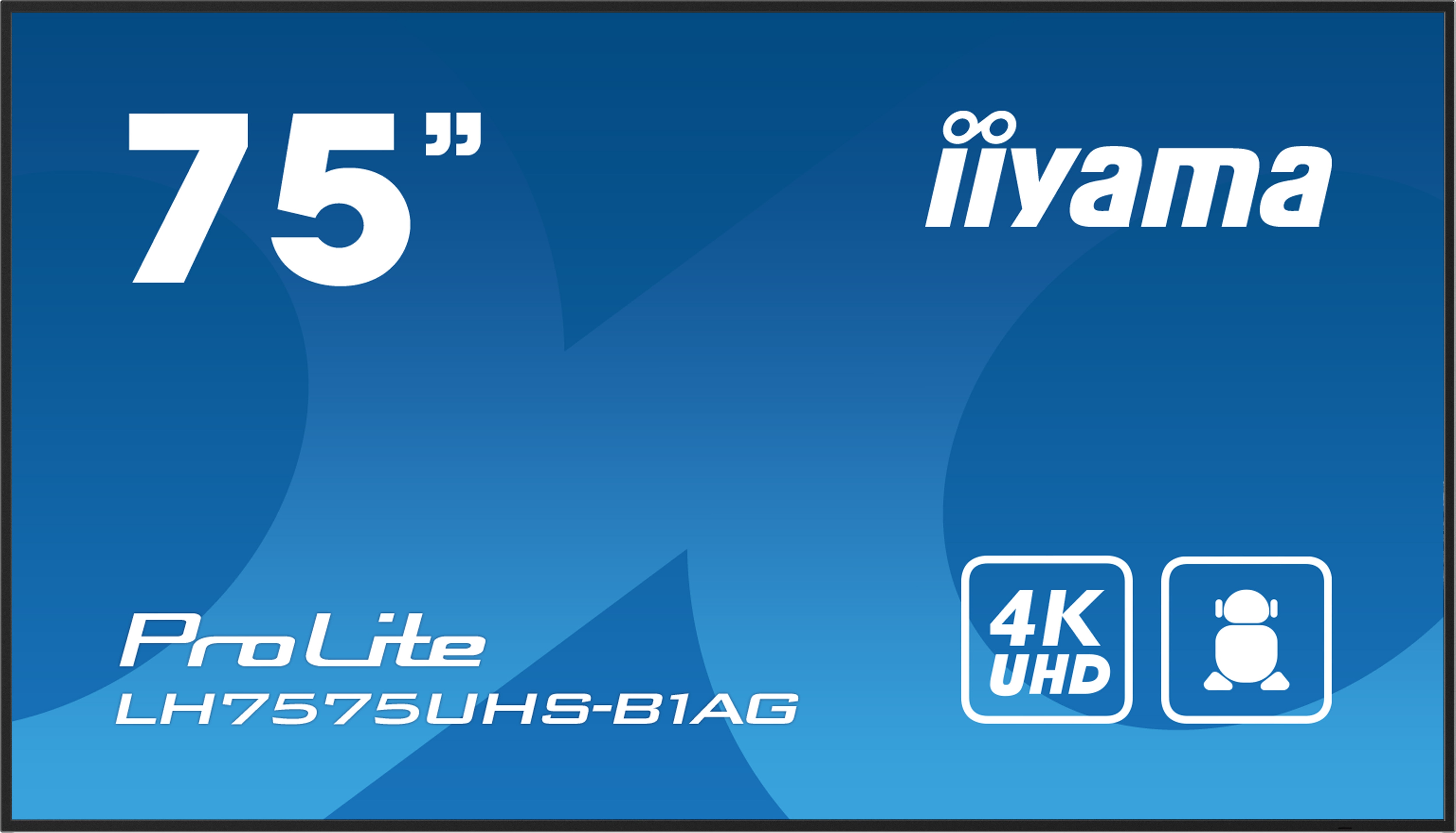 iiyama ProLite LH7575UHS-B1AG 189,3cm (75") 4K UHD Signage Monitor HDMI/DP