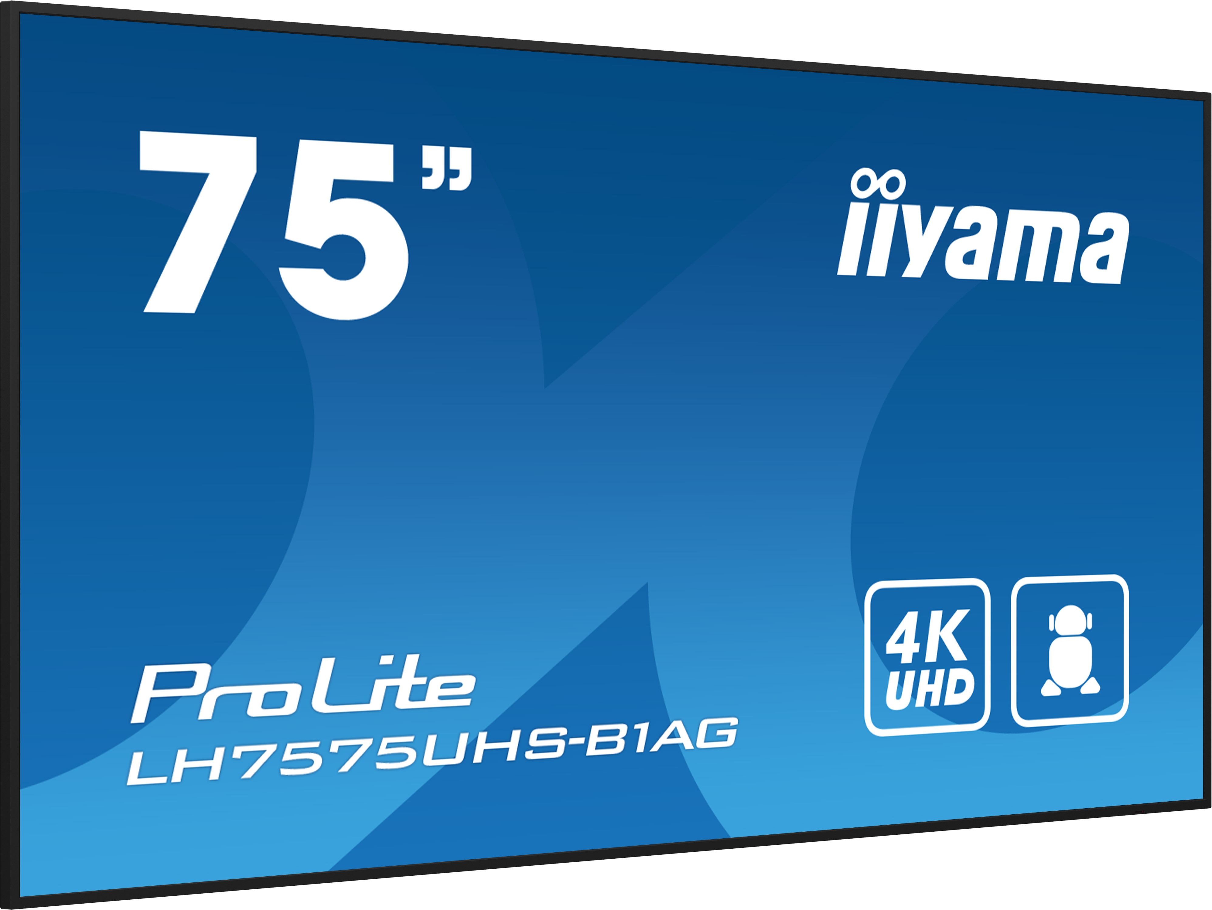 iiyama ProLite LH7575UHS-B1AG 189,3cm (75") 4K UHD Signage Monitor HDMI/DP