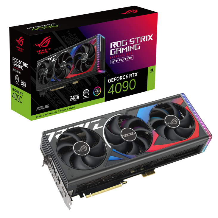 ASUS ROG Strix GeForce RTX 4090 BTF Grafikkarte 24GB GDDR6X 2xHDMI/2xDP