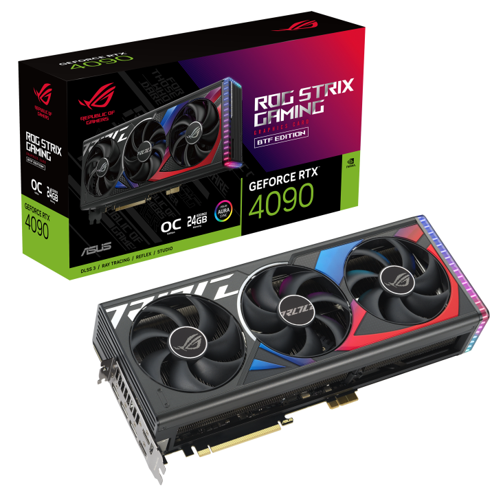 ASUS ROG Strix GeForce RTX 4090 BTF OC Grafikkarte 24GB GDDR6X 2xHDMI/2xDP