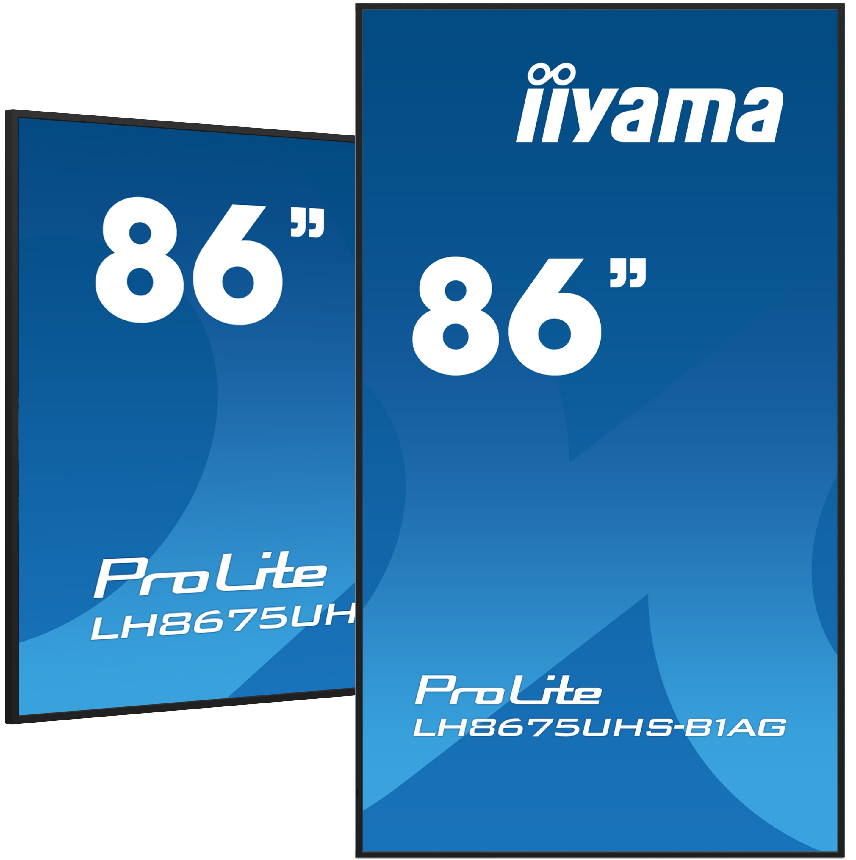 iiyama ProLite LH8675UHS-B1AG 217cm (85.6") 4K UHD Signage Monitor HDMI/DP