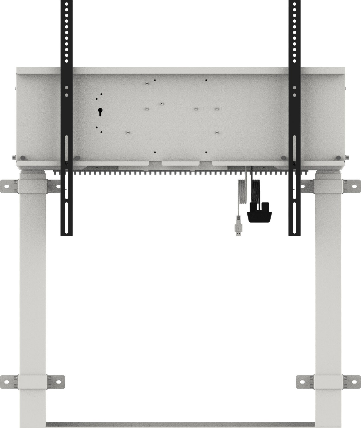 Iiyama Stationär-Pylonensystem bis VESA 800x600mm weiß