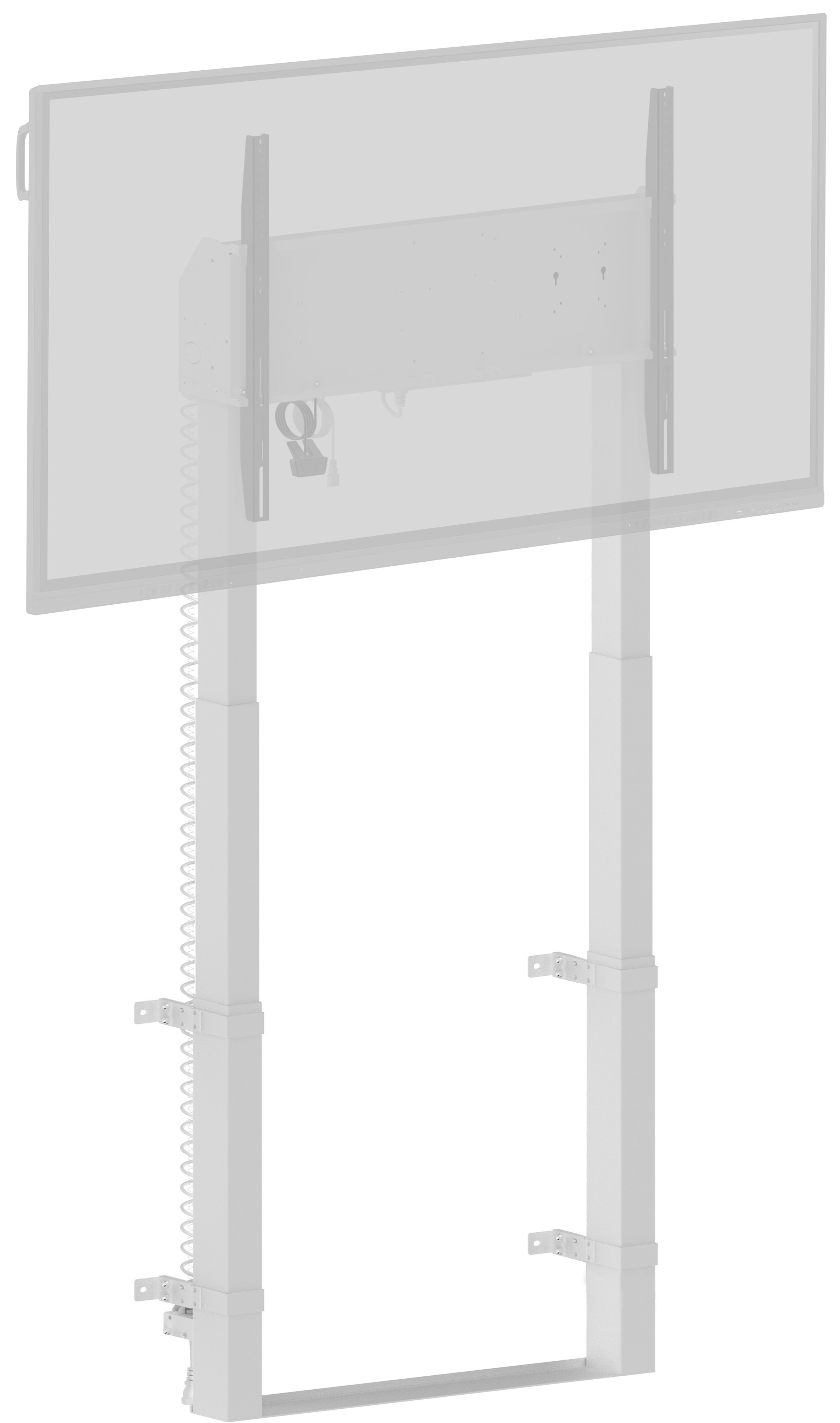 Iiyama Stationär-Pylonensystem bis VESA 800x600mm weiß