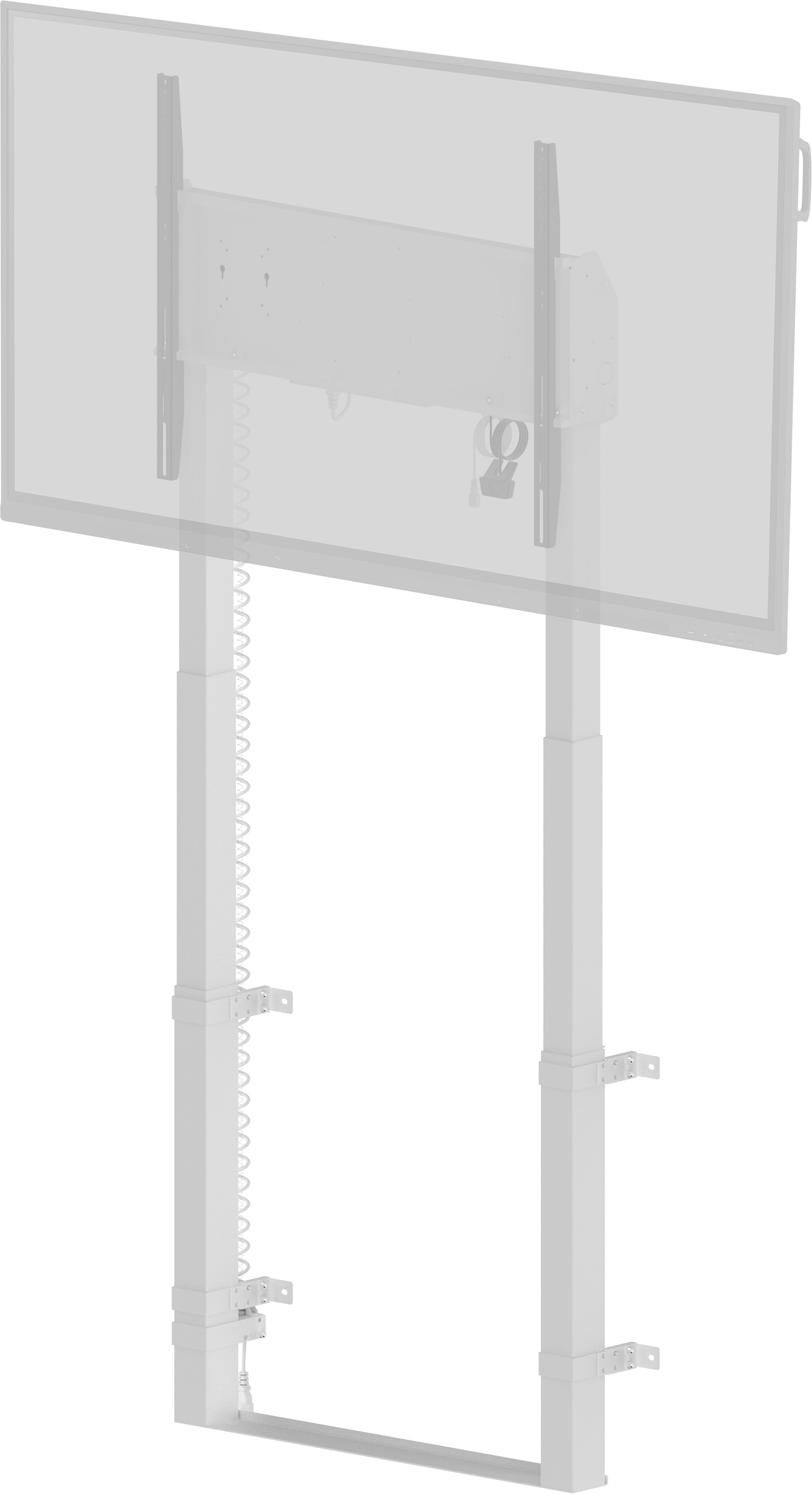 Iiyama Stationär-Pylonensystem bis VESA 800x600mm weiß