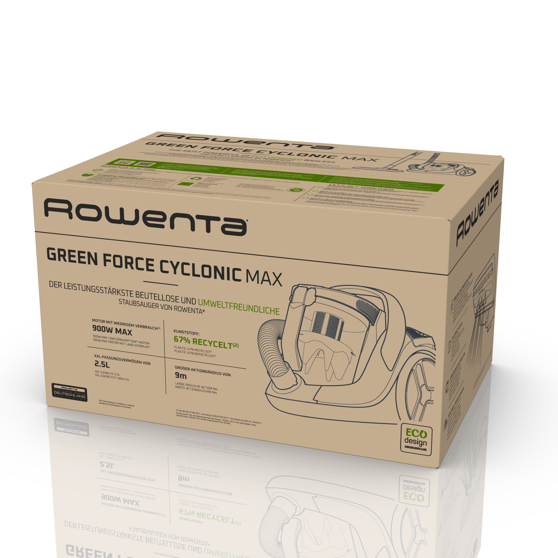 Rowenta Green Force Cyclonic Max RO7B12