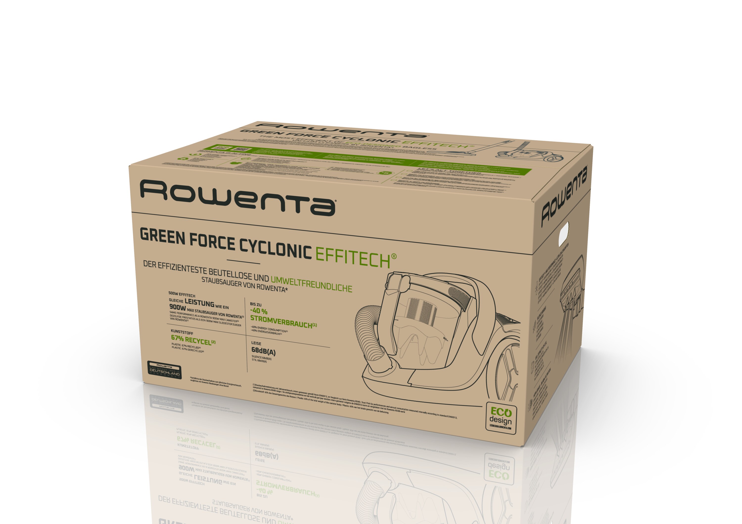 Rowenta Green Force Cyclonic Effitech RO7C36