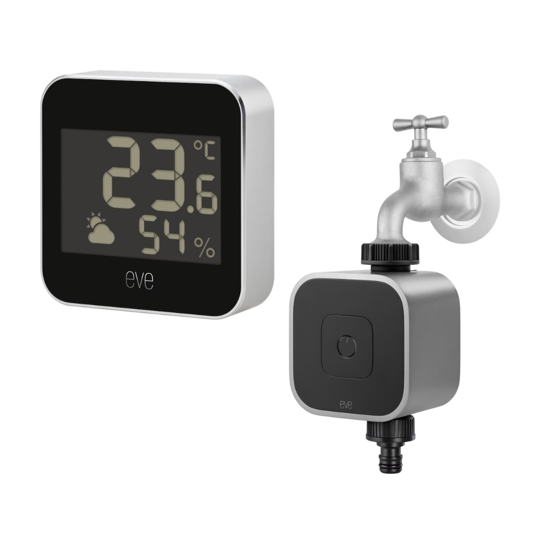 Eve Aqua smarte Bewässerungssteuerung + Eve Weather Wetterstation HomeKit Thread