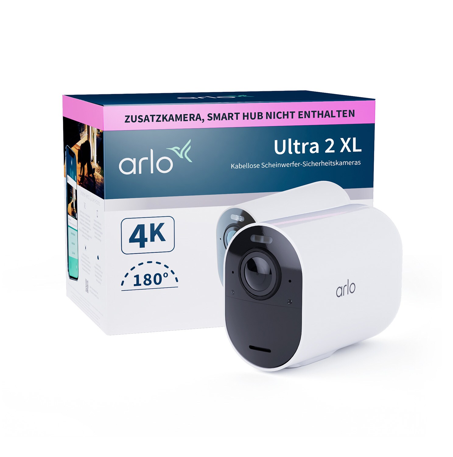 Arlo Ultra 2 XL Überwachungskamera außen - 2er Set weiß