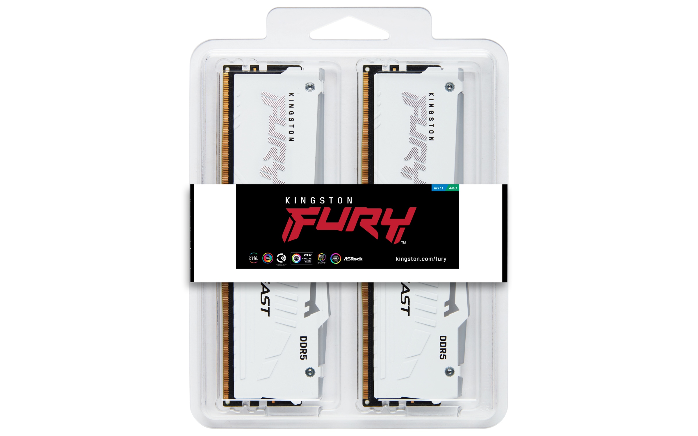 32GB (2x16GB) KINGSTON FURY Beast RGB DDR5-6800 CL34 RAM Gaming Arbeitsspeicher