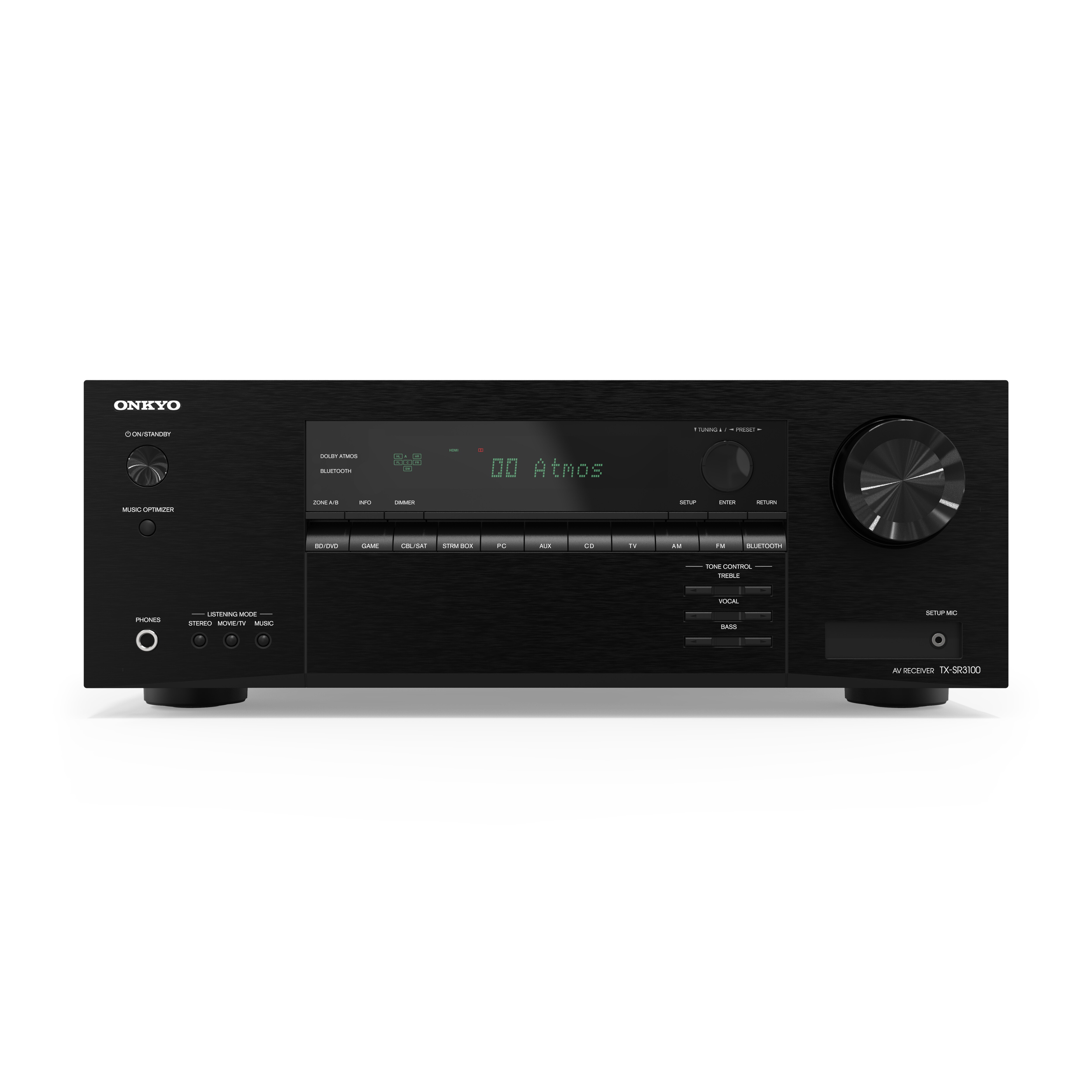 Onkyo TX-SR3100 5.2 AV Receiver 4K/8K HDR Dolby Atmos Bluetooth schwarz