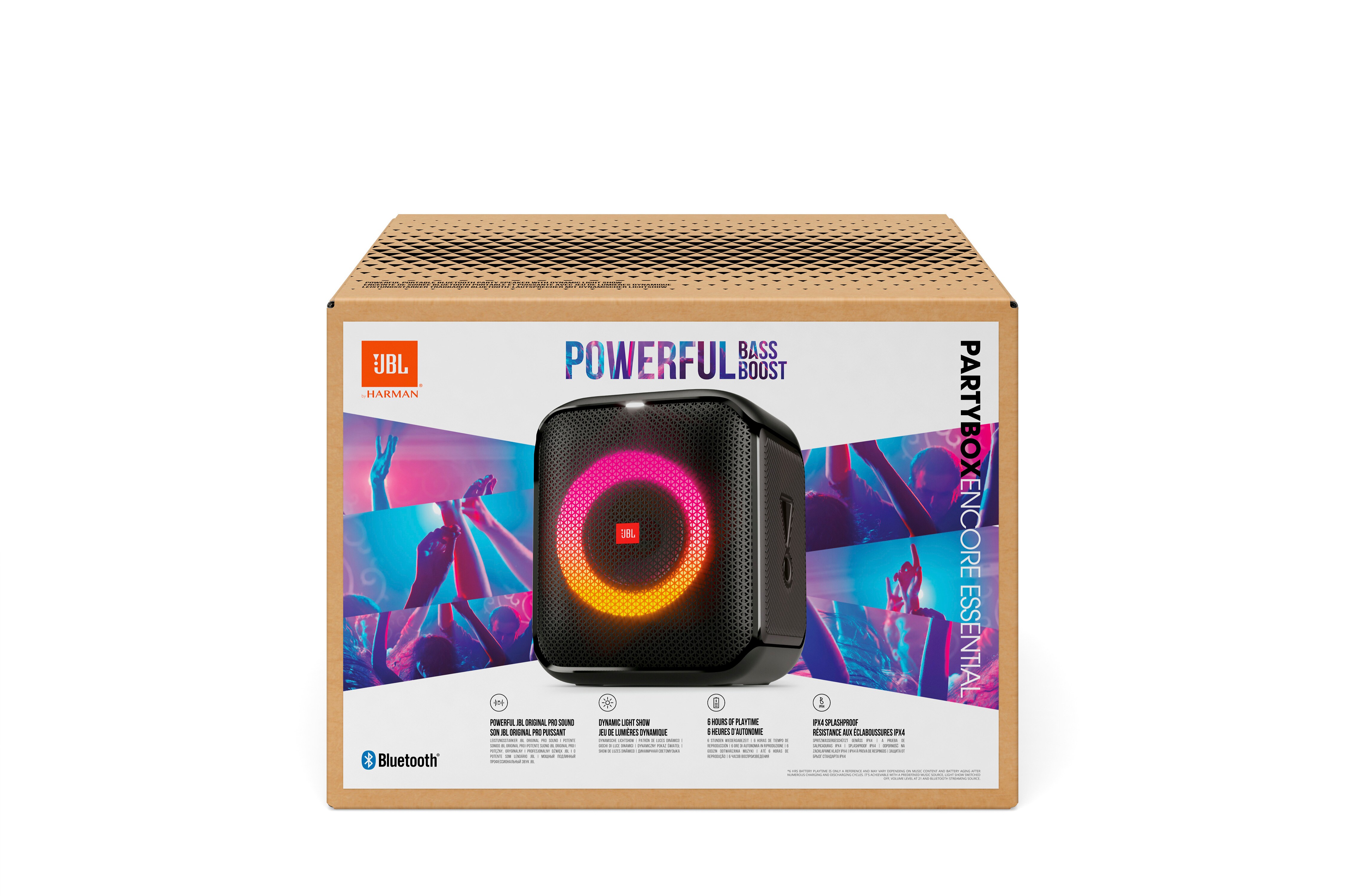 JBL Partybox Encore Essential Bluetooth Lautsprecher wasserdicht mit Akku