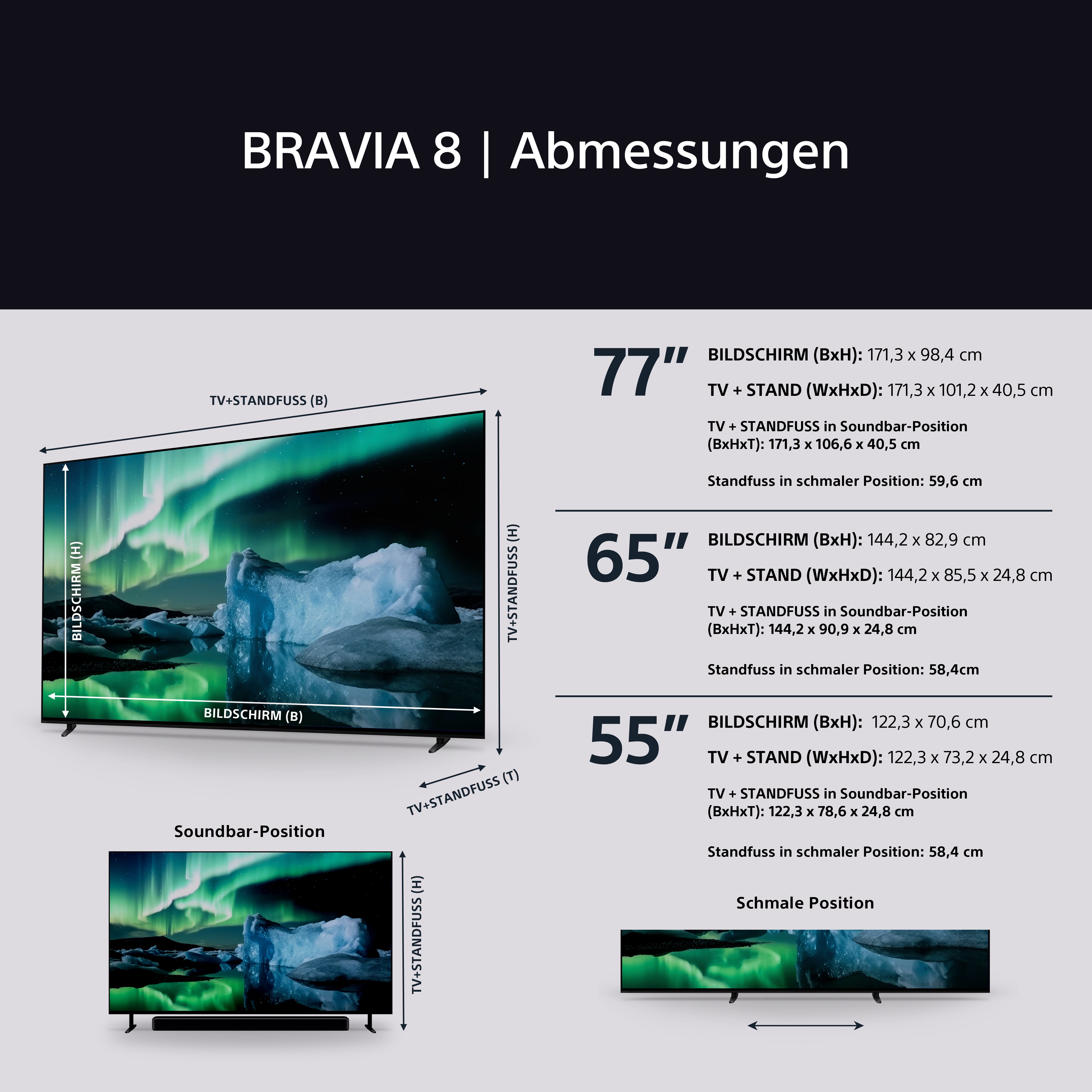 Sony K-55XR80 BRAVIA 8 OLED 4K HDR Smart TV