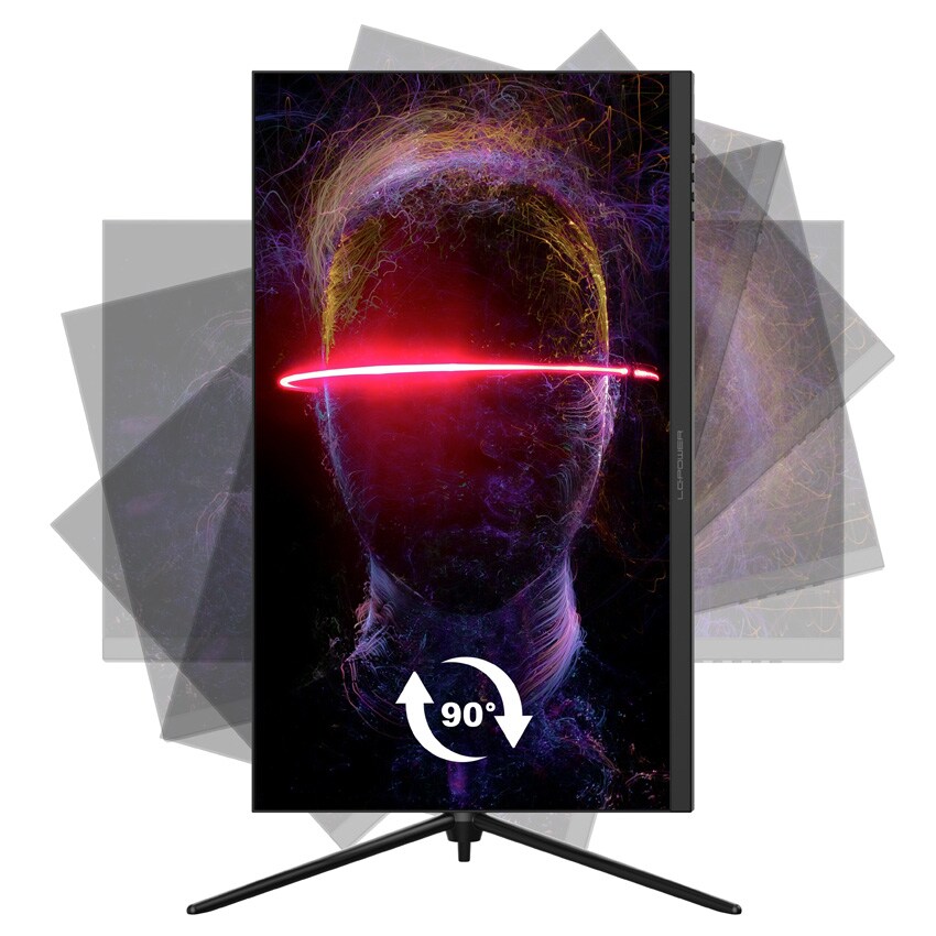 LC-Power M27-4K-UHD-144-V2 68,6cm (27") 4k IPS Gaming Monitor 16:9 HDMI/DP 144Hz