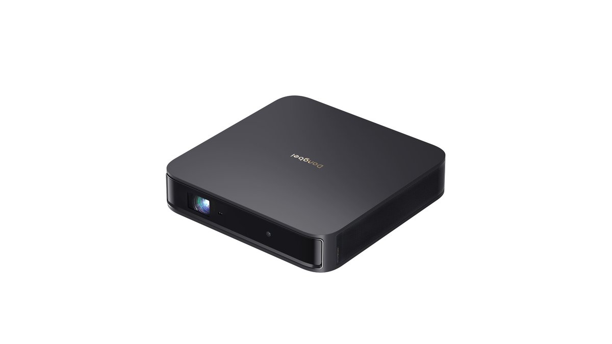 Dangbei Atom Compact Smart Laser Beamers mit Google TV™, Schwarz