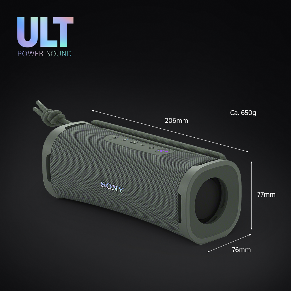 Sony SRS-ULT10H ULT FIELD 1 mobiler Outdoor-Lautsprecher grau