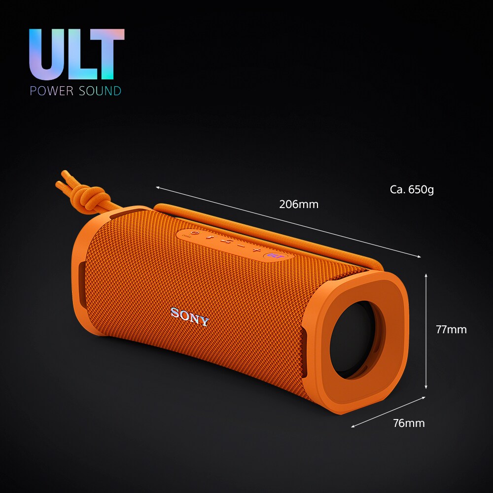 Sony SRS-ULT10D ULT FIELD 1 mobiler Outdoor-Lautsprecher orange