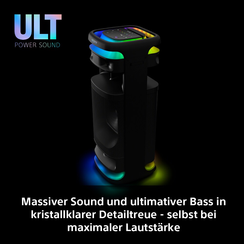 Sony SRS-ULT10 ULT TOWER 10 Bluetooth-Partylautsprecher schwarz