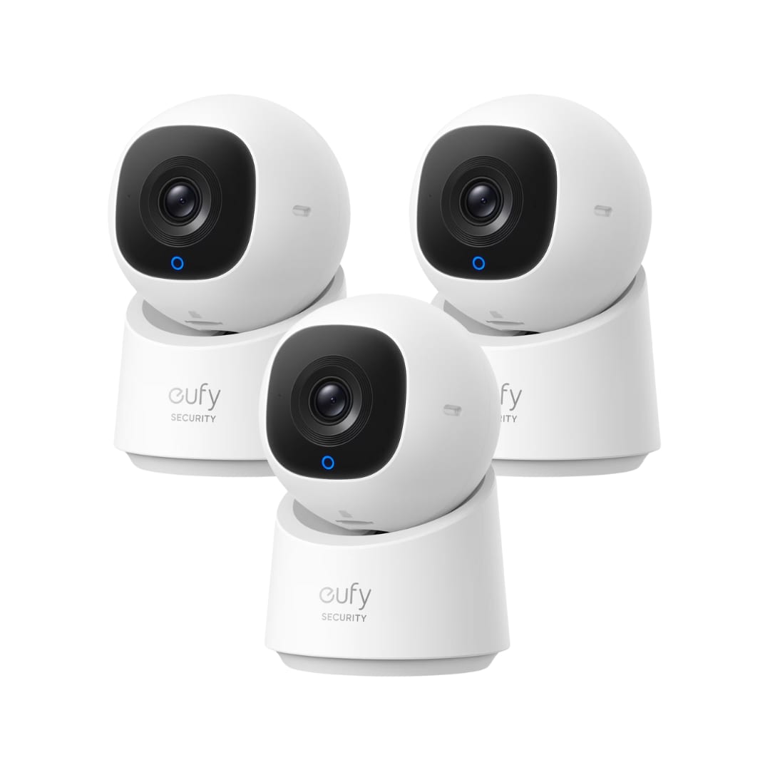 eufyCam C220 Überwachungskamera 2K Indoor • 3er Pack