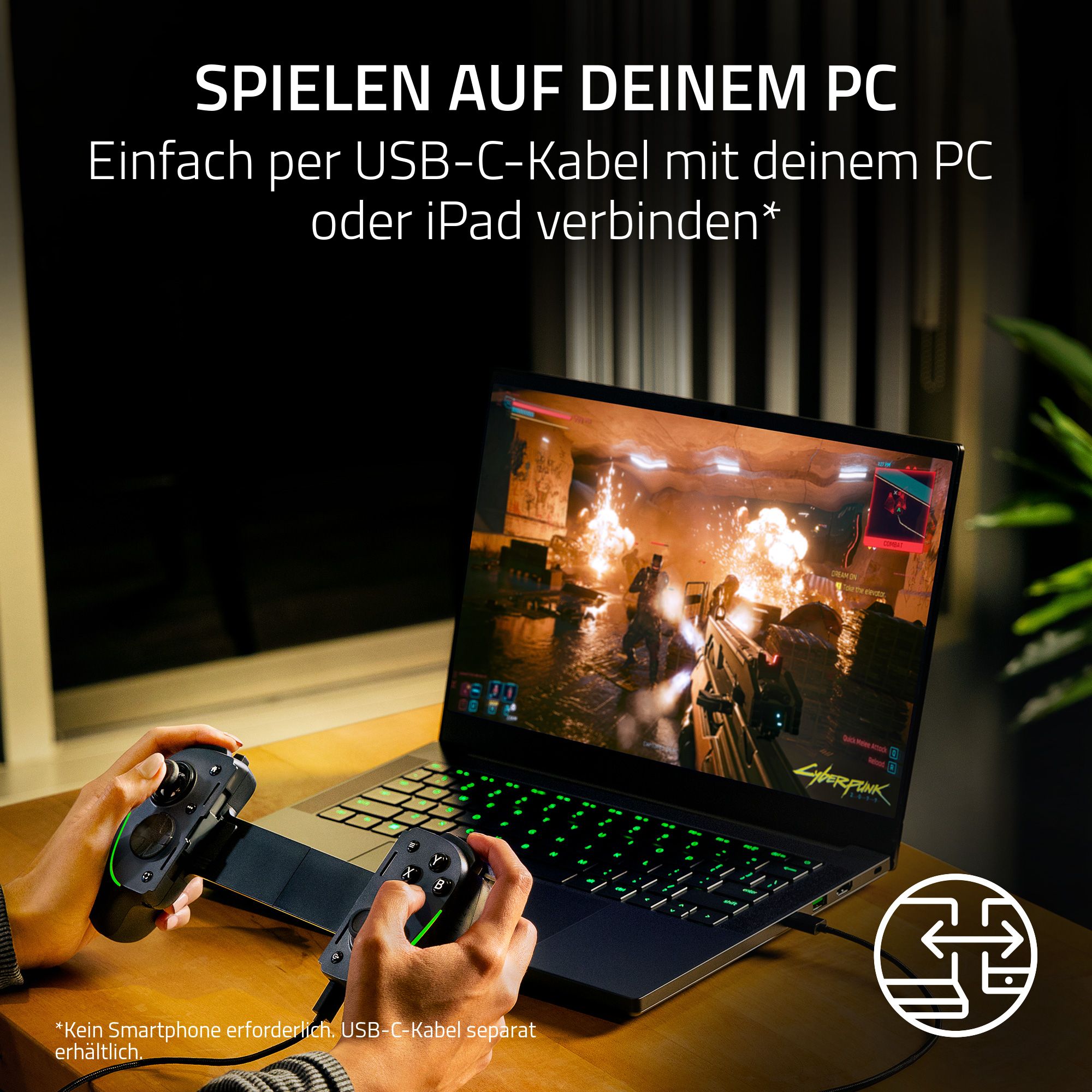 RAZER Kishi Ultra - USB-C-Gaming-Controller für Android, iPhone und iPad Mini