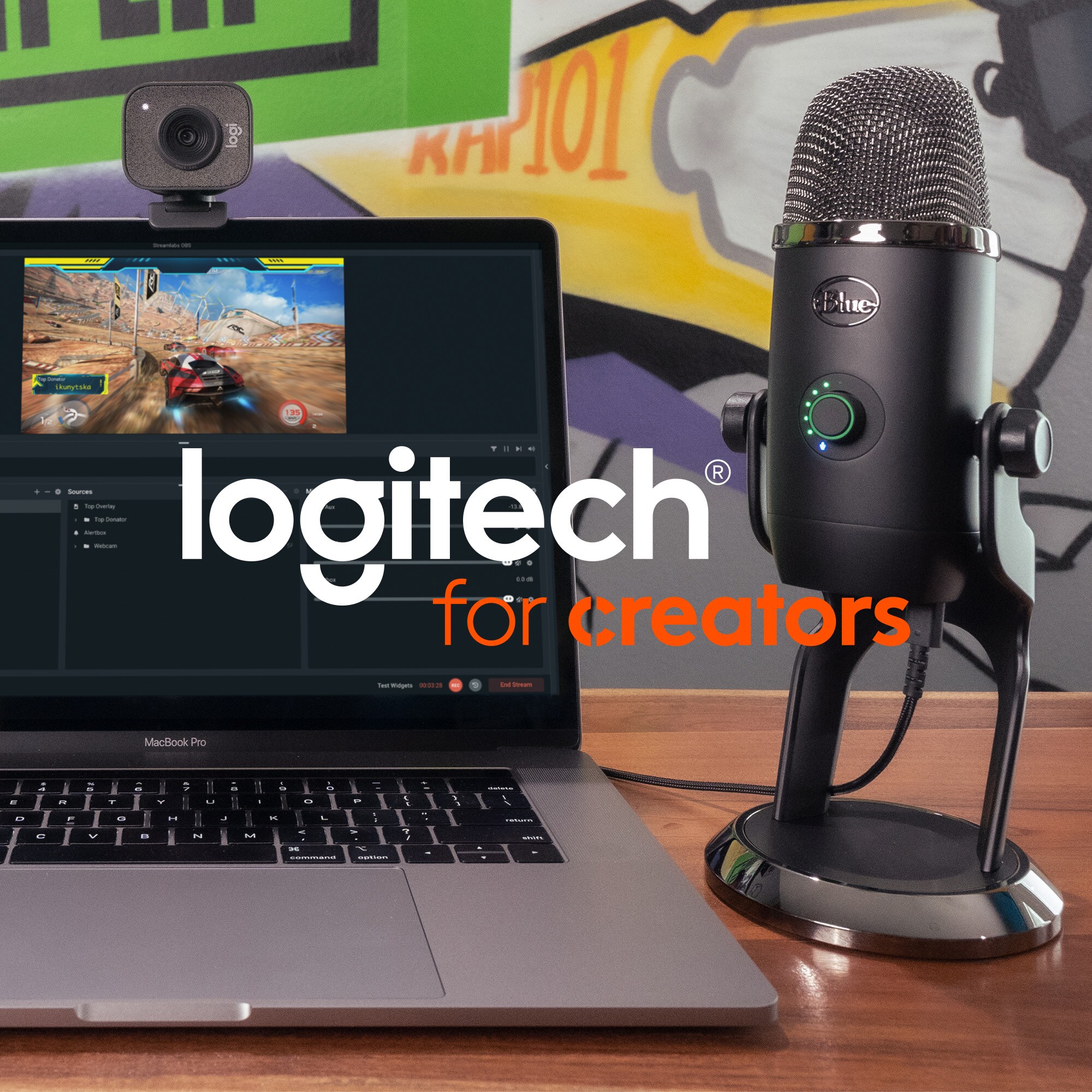 Logitech StreamCam Graphite - Full HD-Kamera mit USB-C für Live-Streams