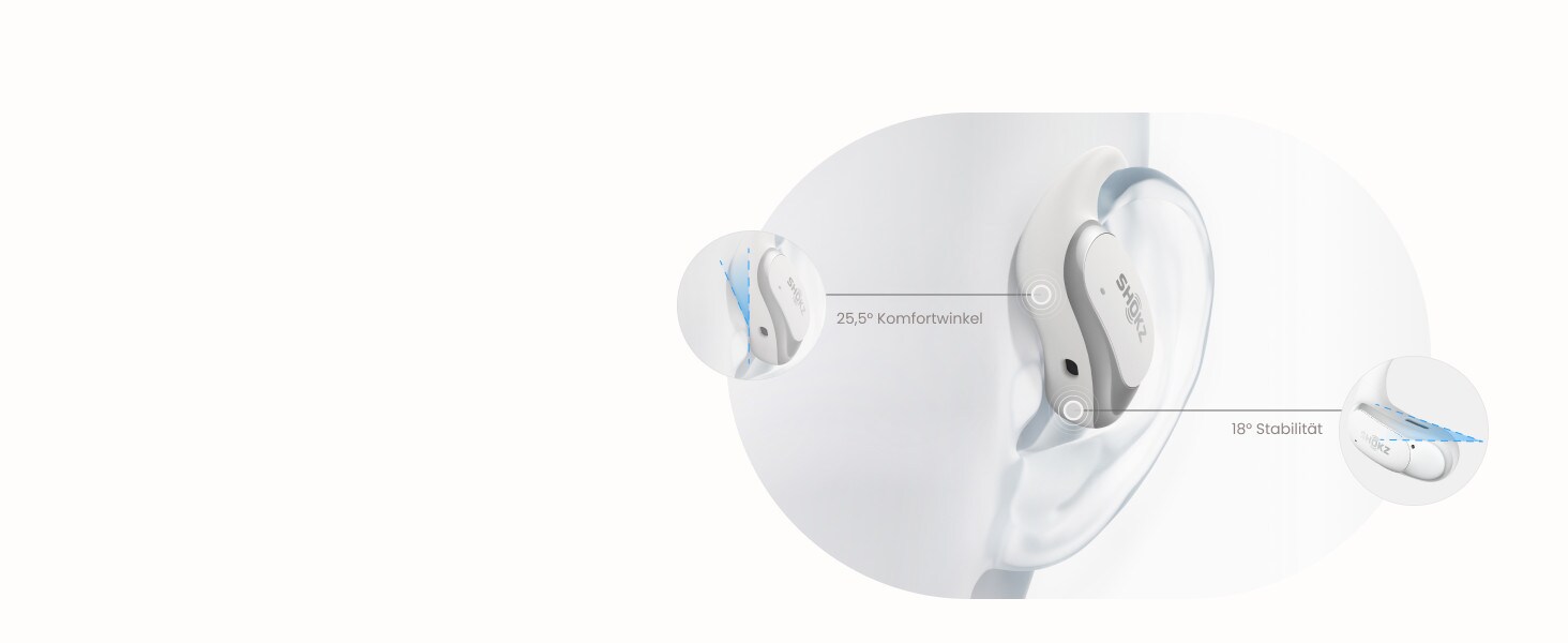 Shokz OpenFit Air True-Wireless Open-Ear-Kopfhörer White ++ Cyberport