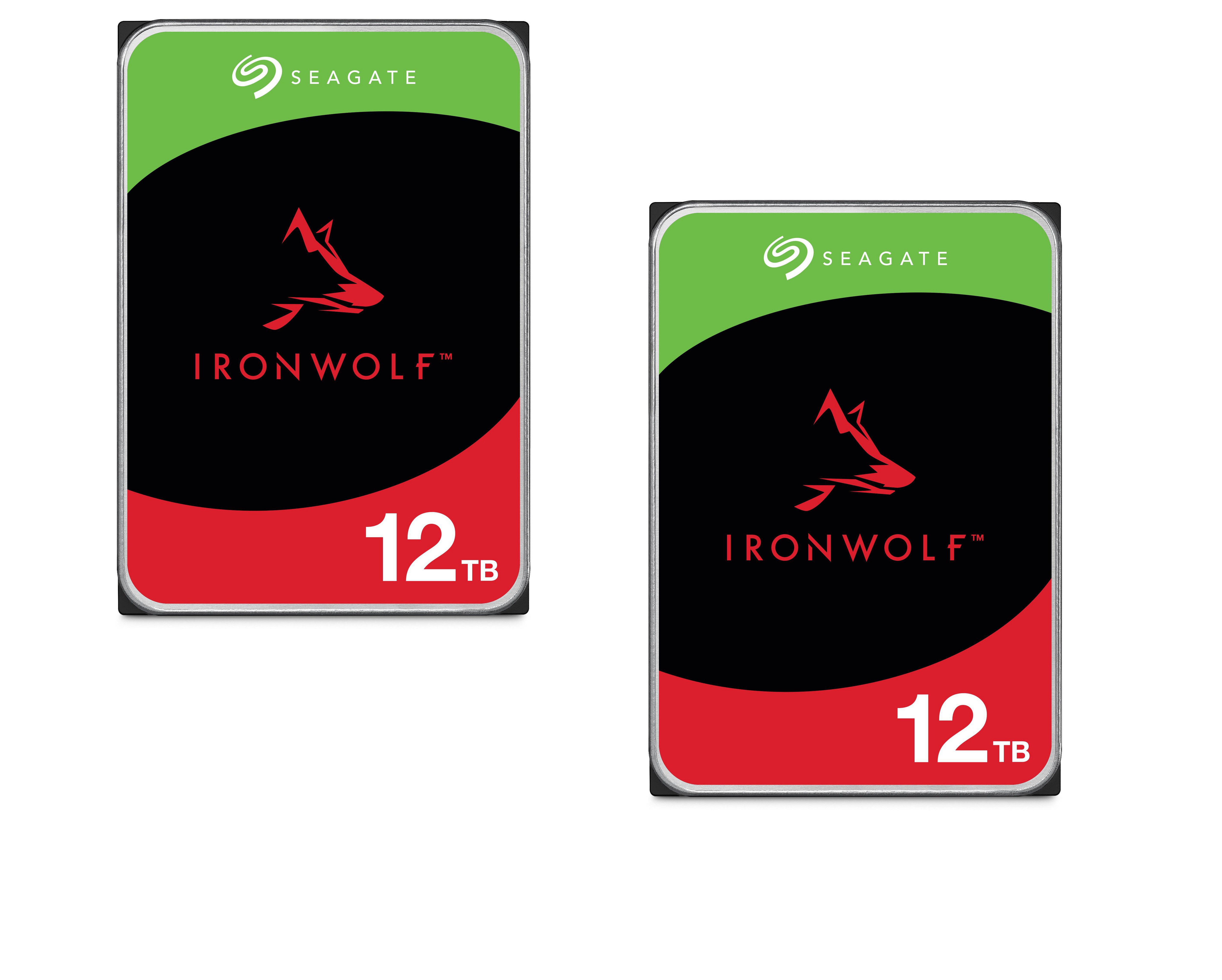 Seagate 2er Set IronWolf NAS HDD ST12000VN0008 - 12 TB 3,5 Zoll 