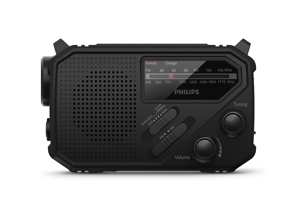 Philips TAR1609/00 tragbares Radio Analog & Digital schwarz